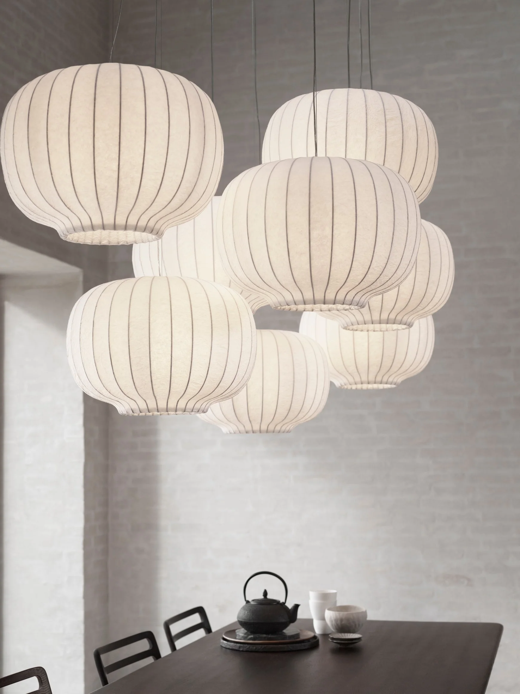 Lampa wisząca 586 papierowy klosz - Image 2