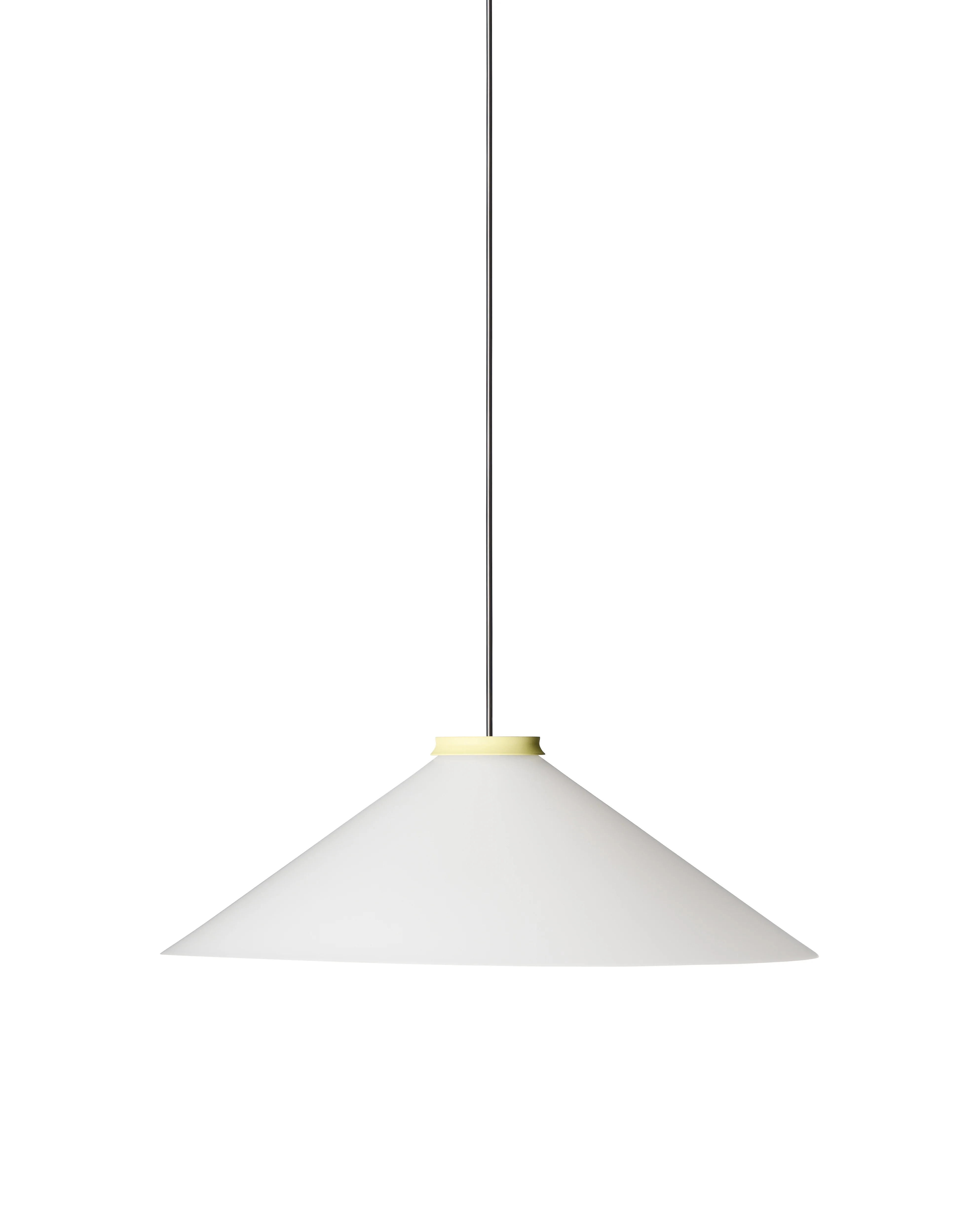 Lampa wisząca ALINE jasnożółty z białym kloszem - Image 3