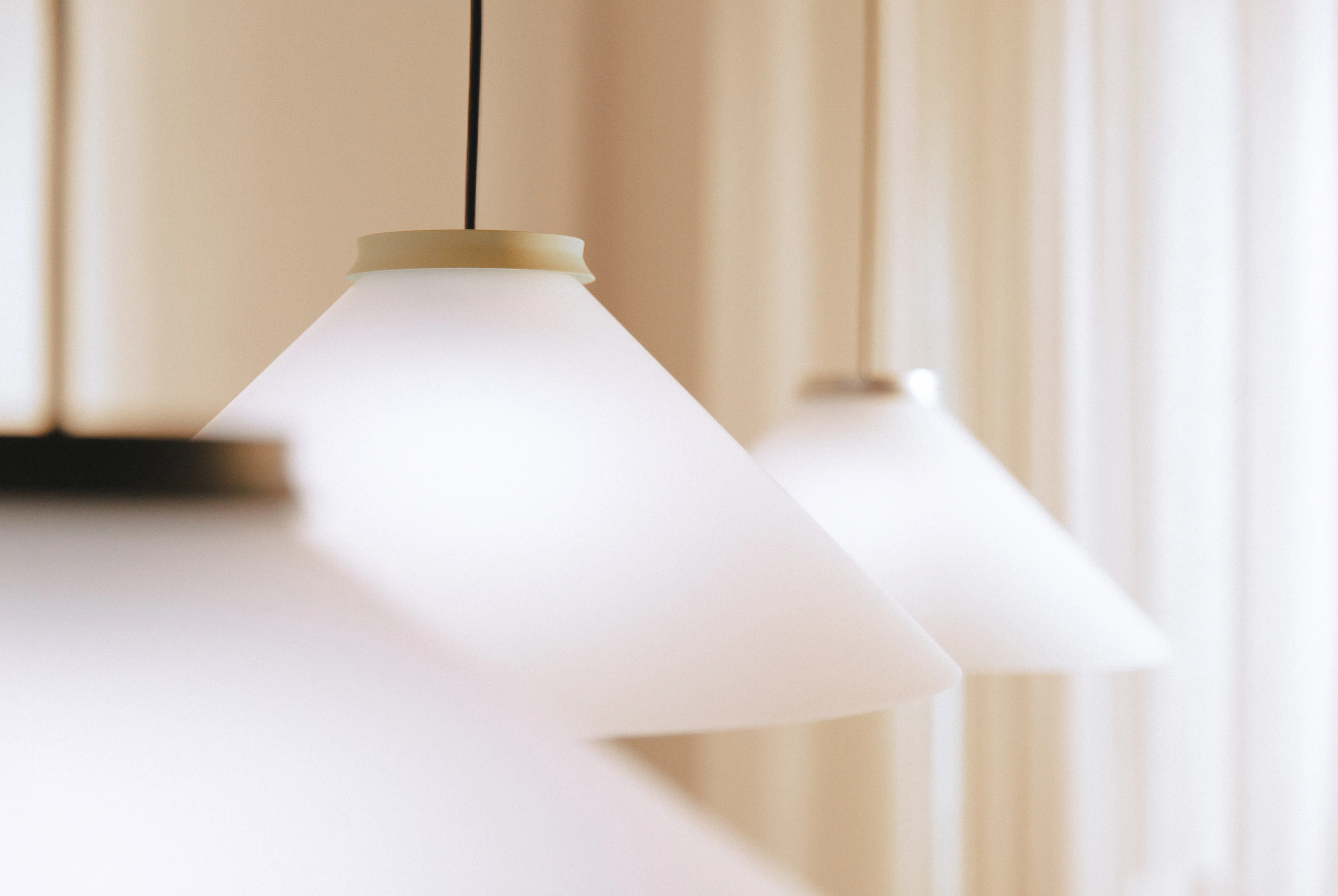 Lampa wisząca ALINE jasnożółty z białym kloszem - Image 8