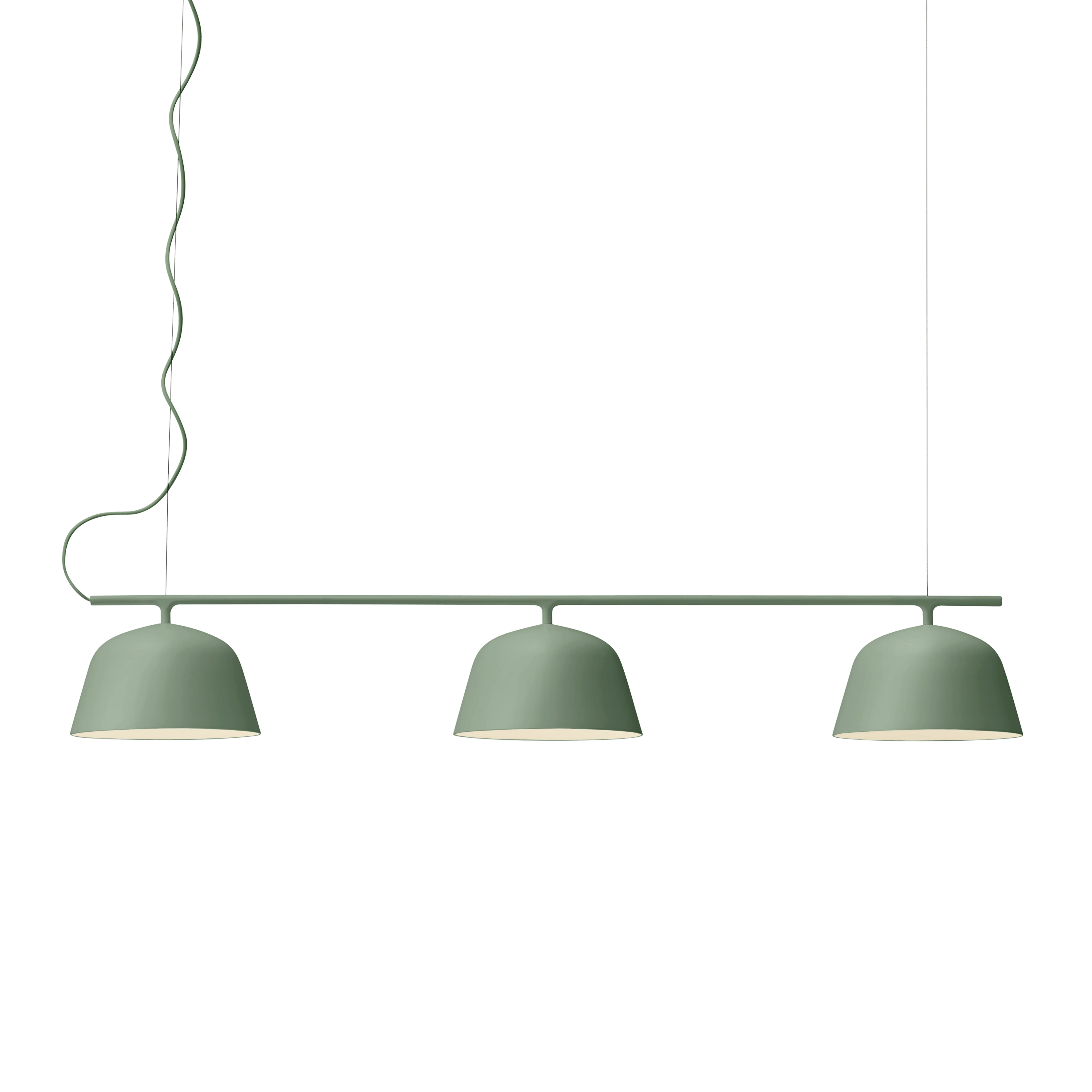 Lampa wisząca AMBIT RAIL brudny zielony