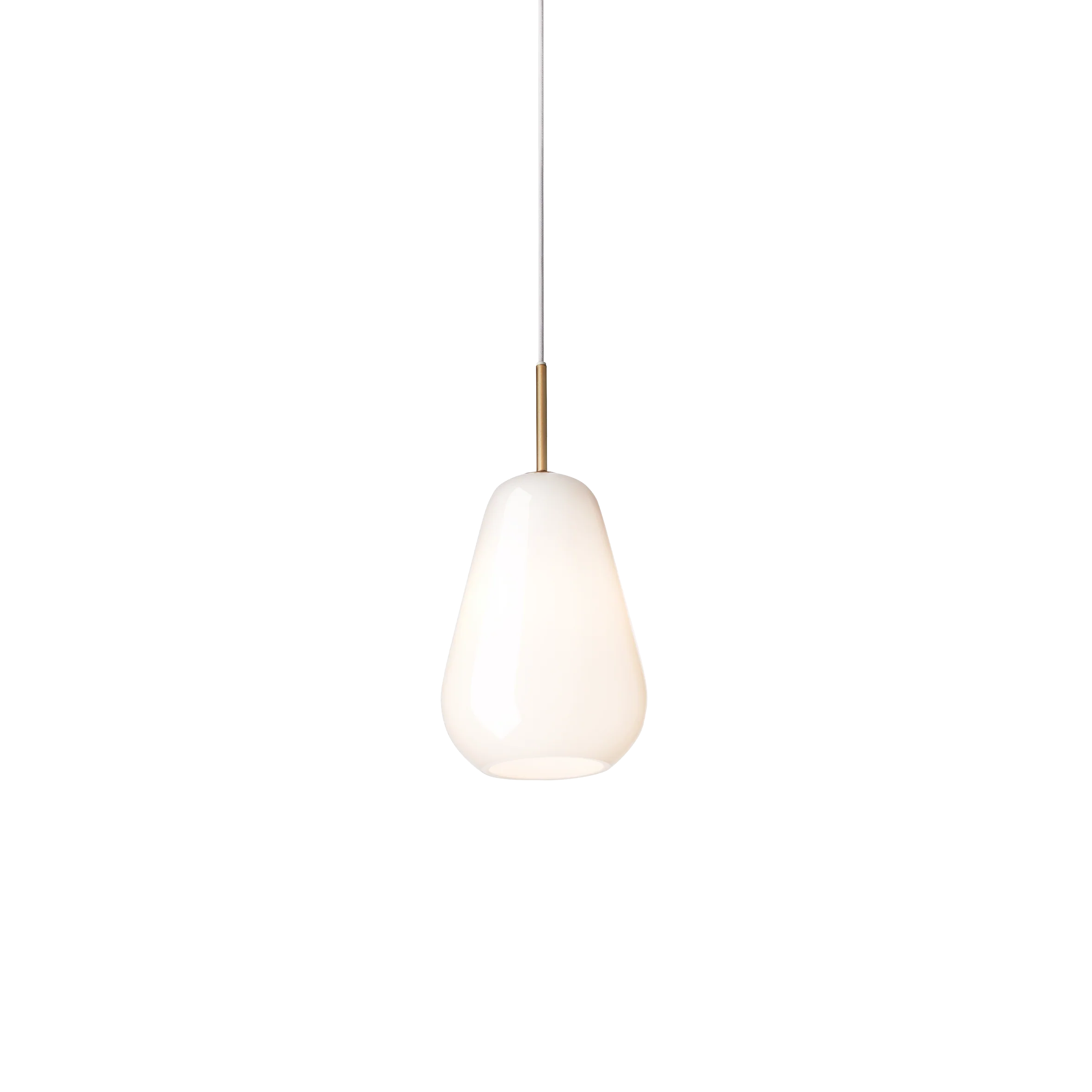 Lampa wisząca ANOLI złoty z opalowym szkłem - Image 4