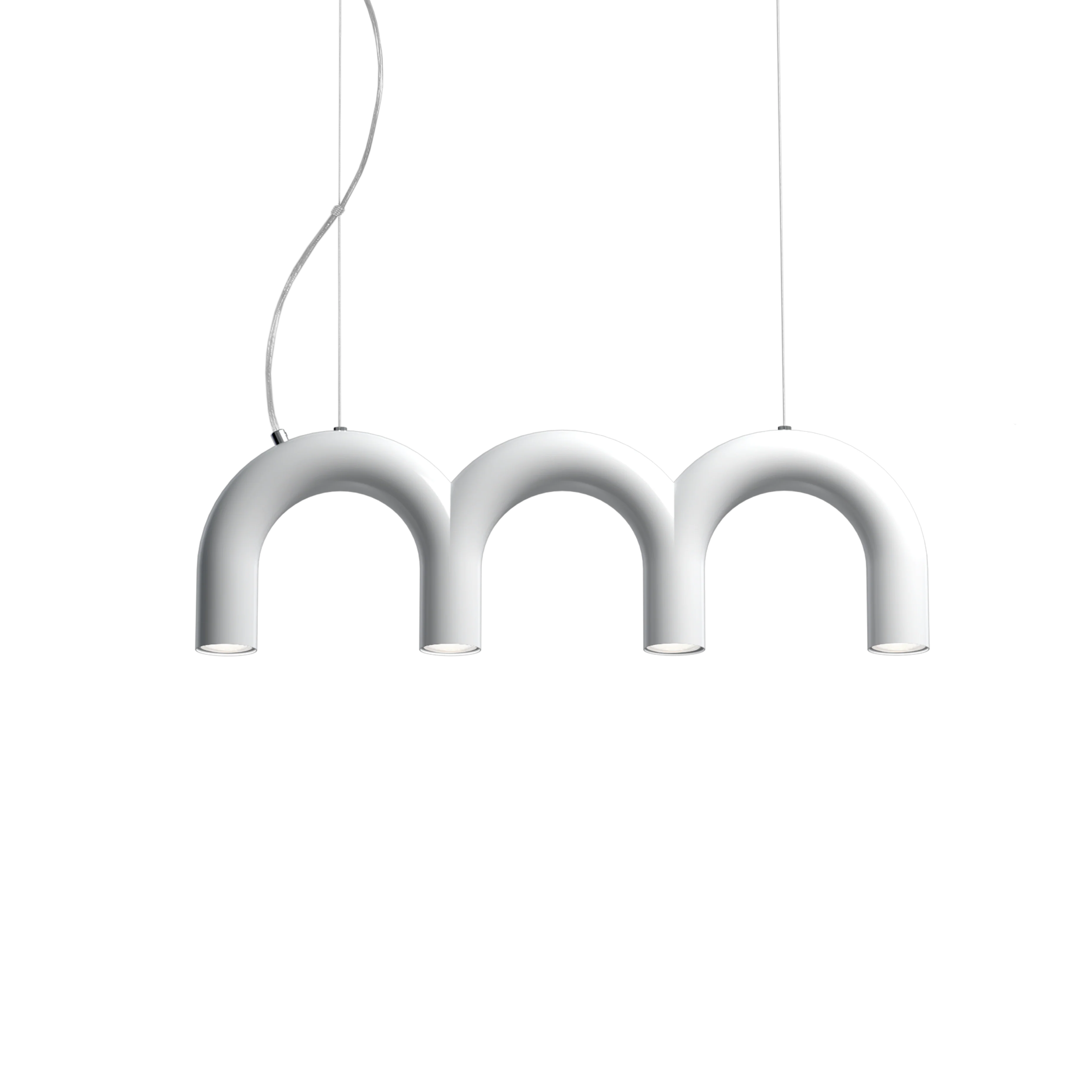 Lampa wisząca ARCH TRIPLETTE biały