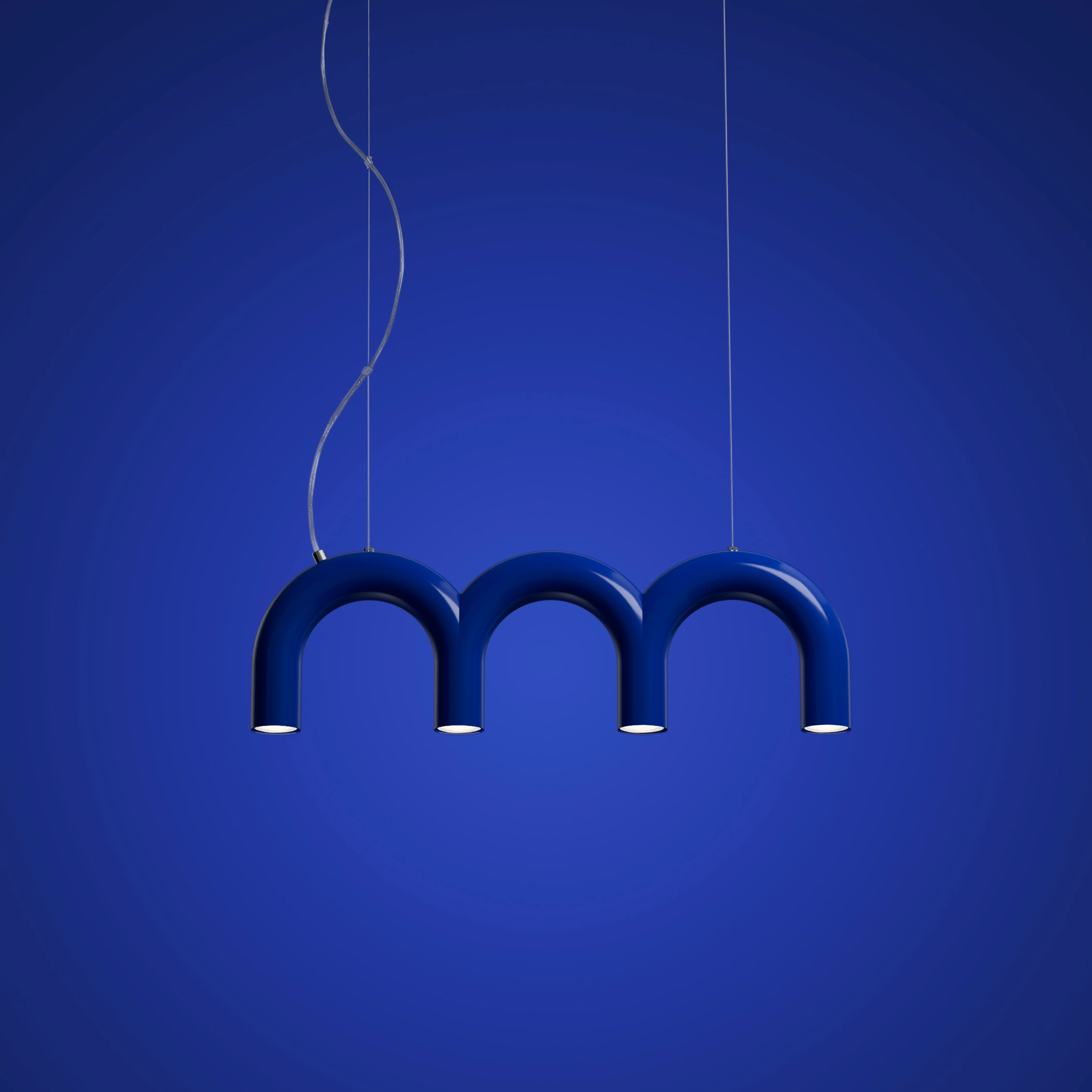 Lampa wisząca ARCH TRIPLETTE niebieski - Image 3