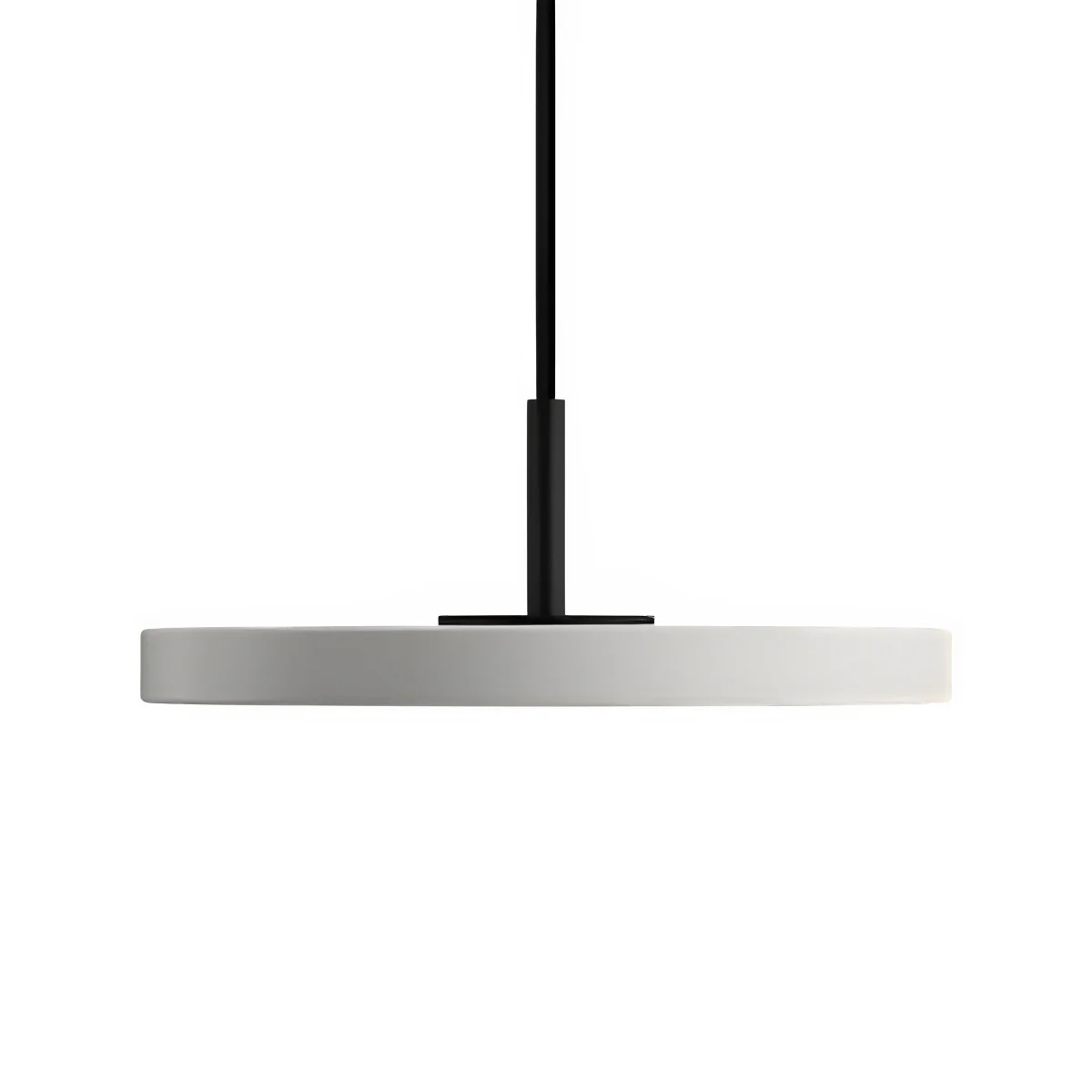 Lampa wisząca ASTERIA MICRO jasnoszary z czarną wstawką - Image 3