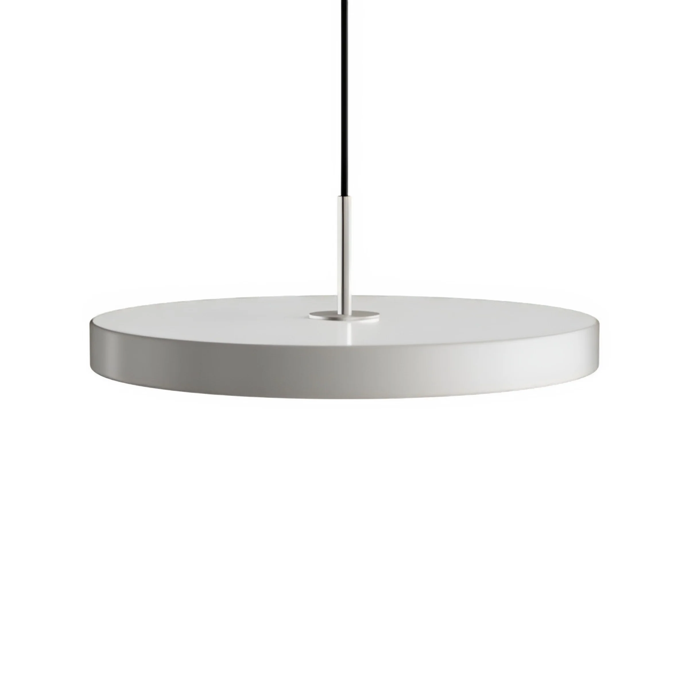 Lampa wisząca ASTERIA PLUS jasnoszary ze srebrną wstawką