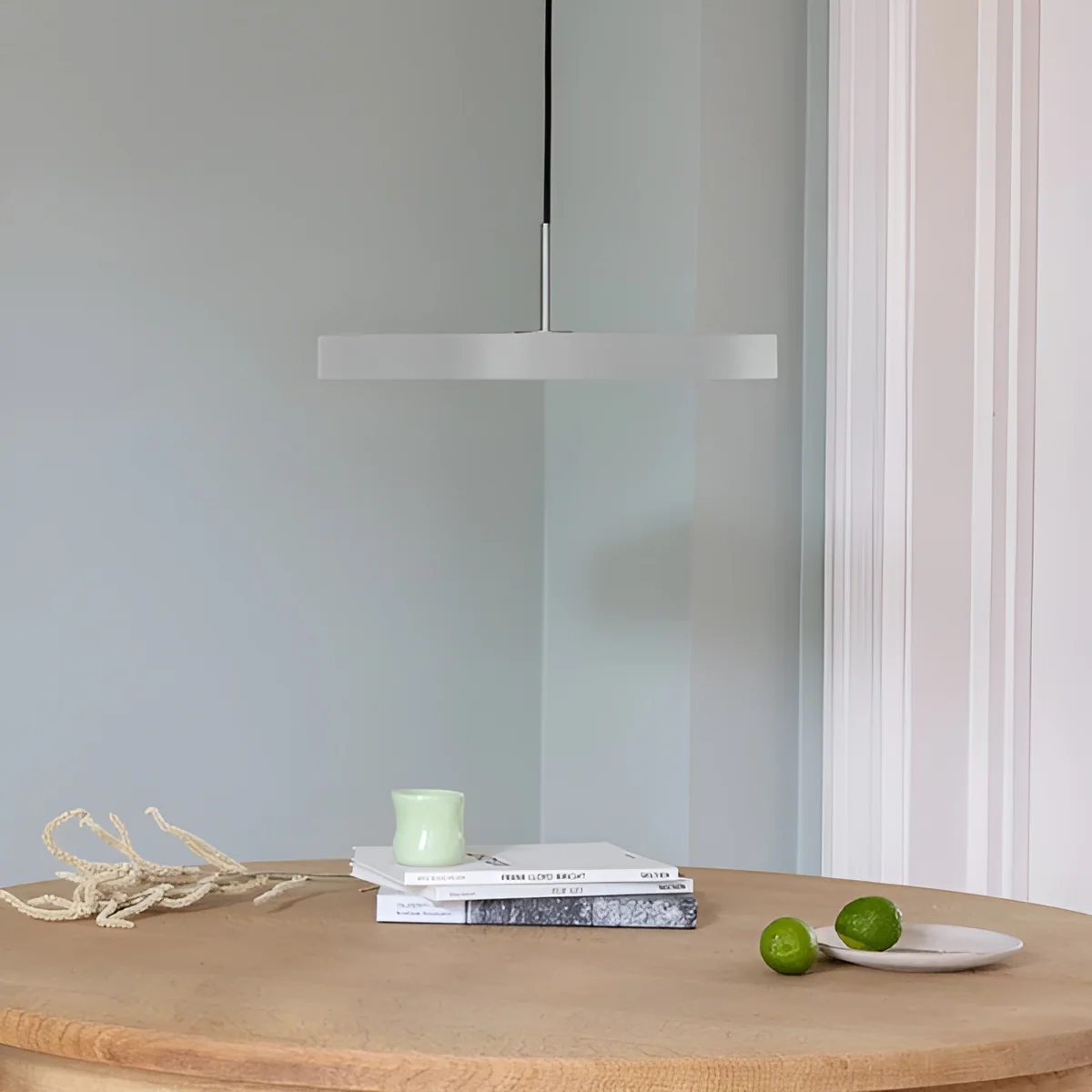 Lampa wisząca ASTERIA PLUS jasnoszary ze srebrną wstawką - Image 2