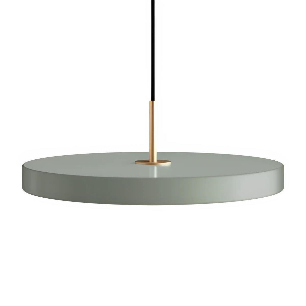 Lampa wisząca ASTERIA PLUS oliwkowy ze złotą wstawką - Image 6