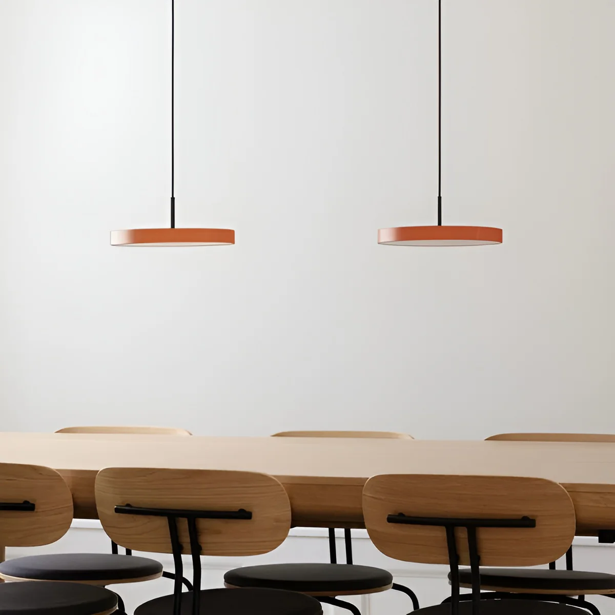 Lampa wisząca ASTERIA PLUS pomarańczowy z czarną wstawką - Image 3
