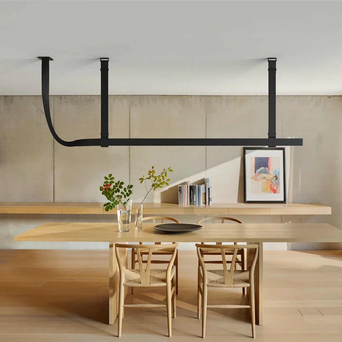Lampa wisząca BELT czarna skóra - Image 2