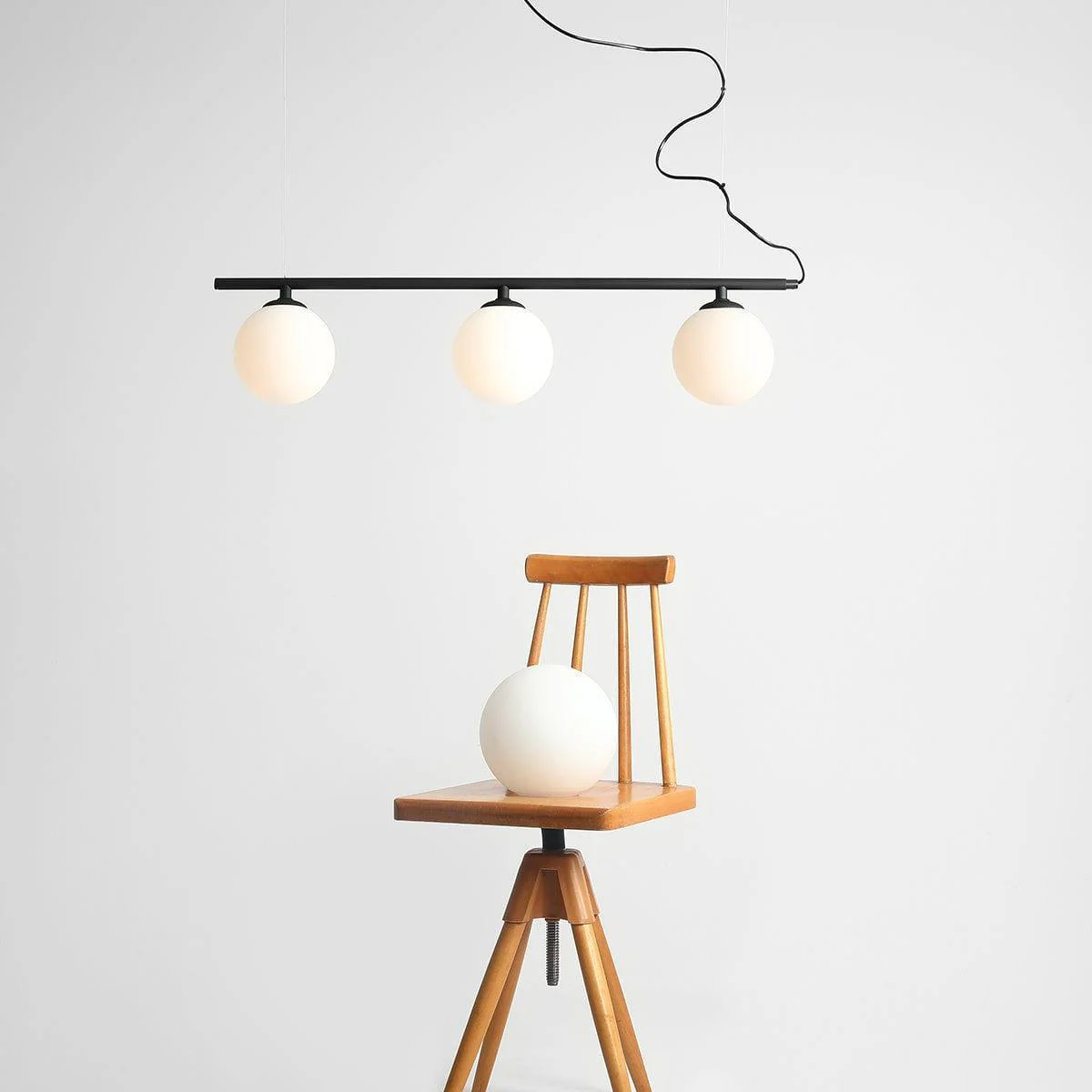 Lampa wisząca BERYL GLASS TRIO czarny - Image 3