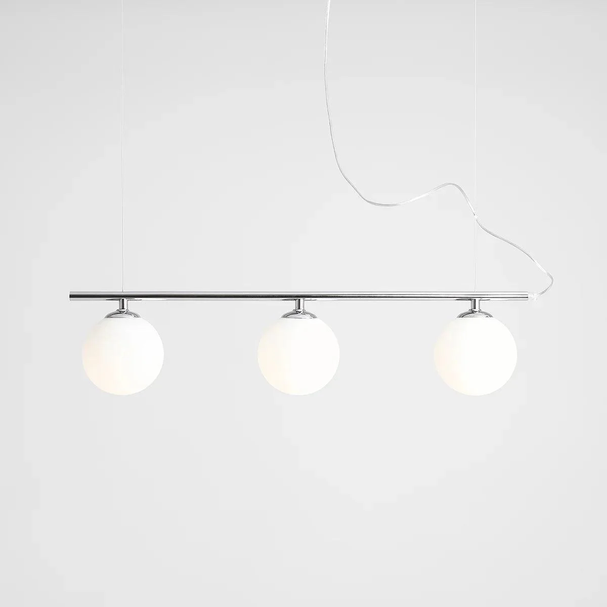 Lampa wisząca BERYL GLASS TRIO chromowany - Image 5