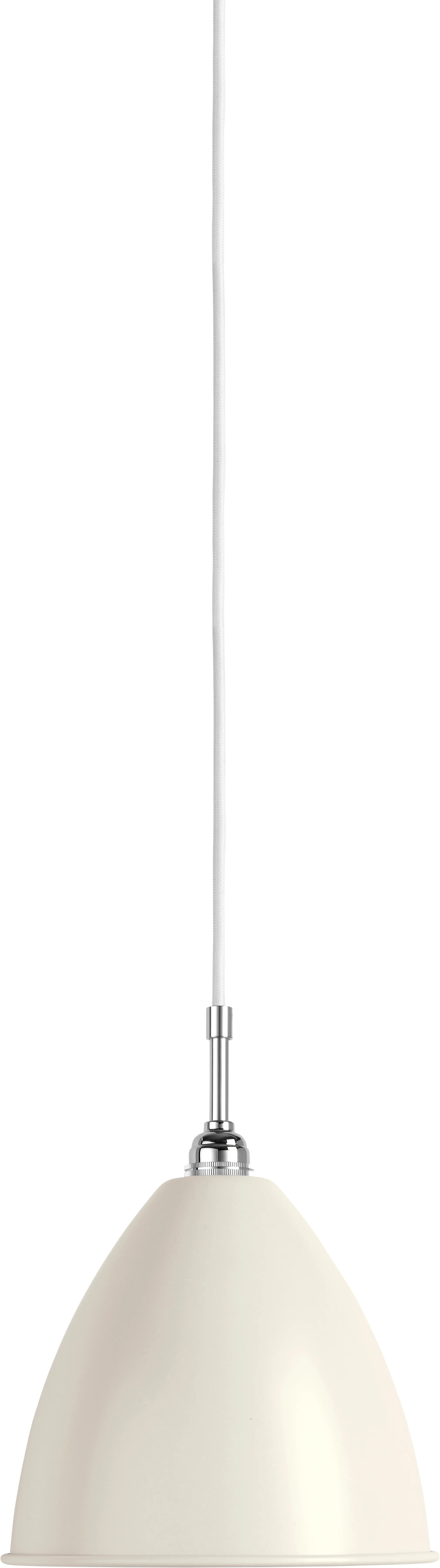 Lampa wisząca BESTLITE BL9 chrom z kremowym kloszem - Image 4