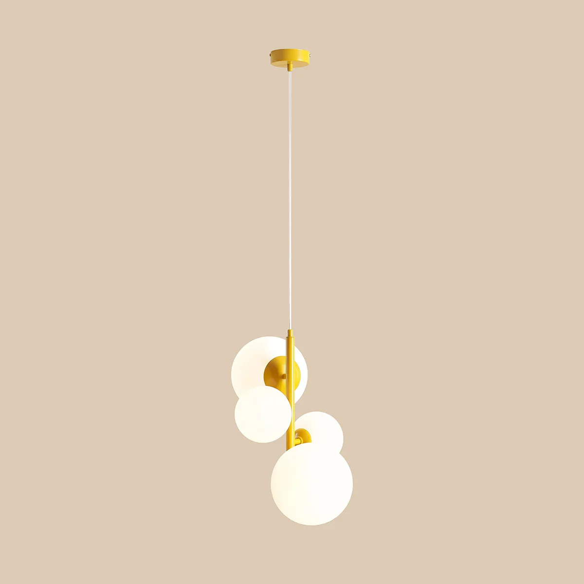 Lampa wisząca BLOOM QUATRO musztardowy żółty - Image 3