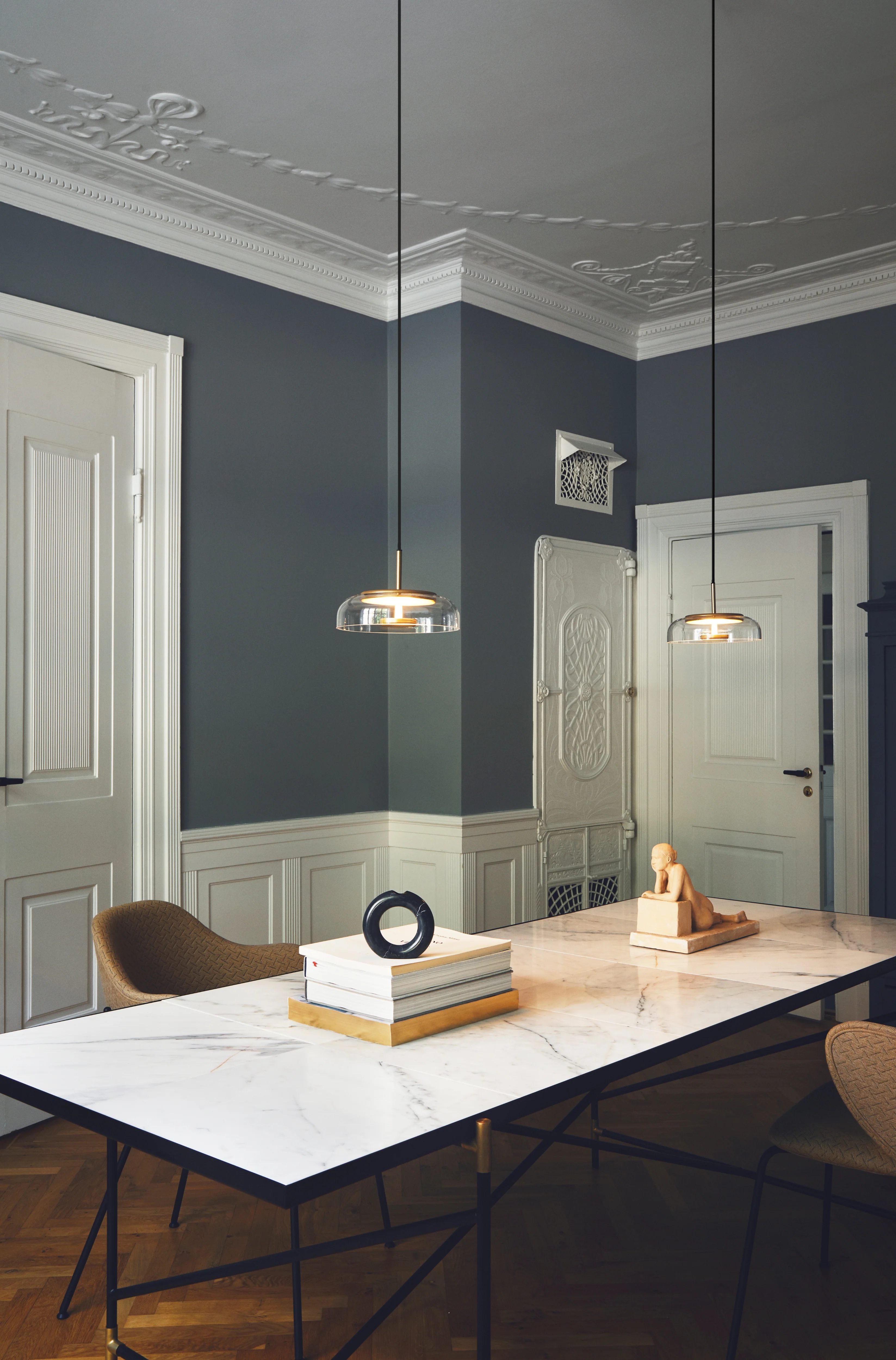 Lampa wisząca BLOSSI złoty z transparentnym szkłem - Image 5