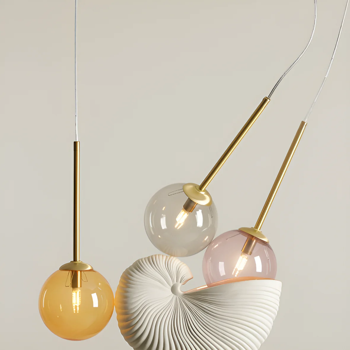 Lampa wisząca BOSSO QUATRO kolorowy - Image 4