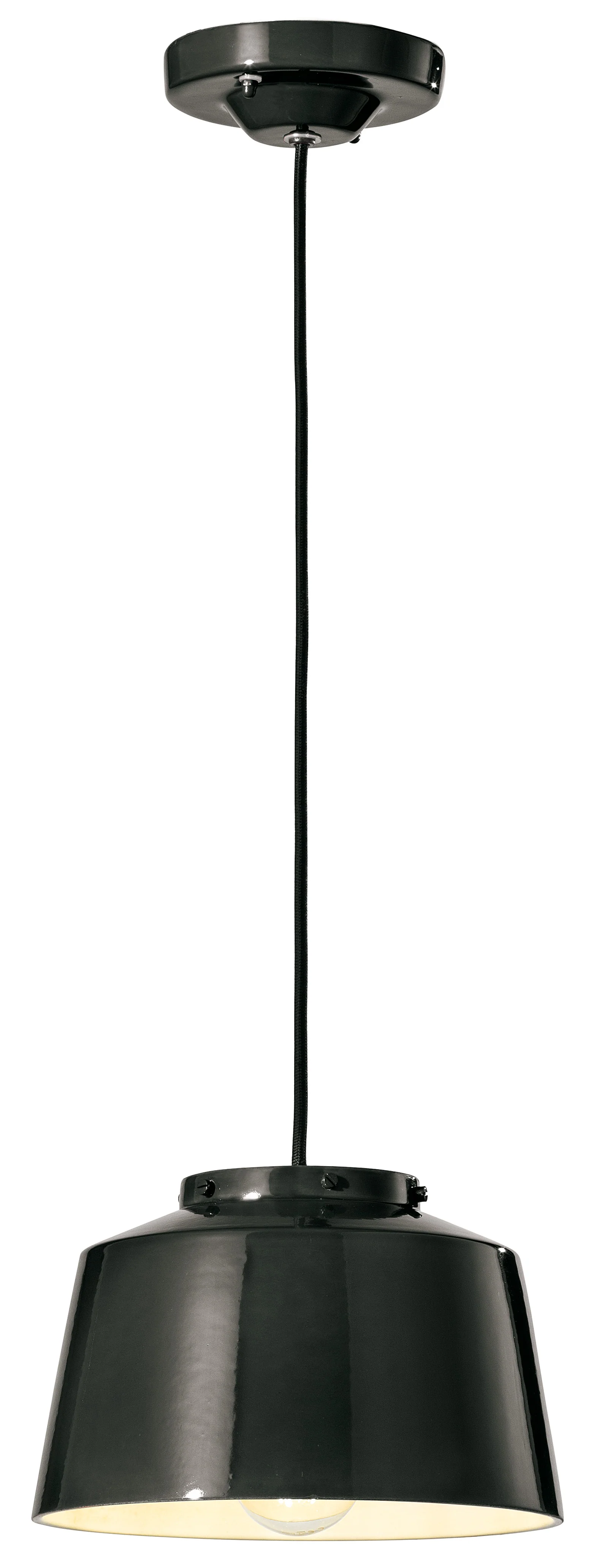 Lampa wisząca ceramiczna 50's czarny - Image 3