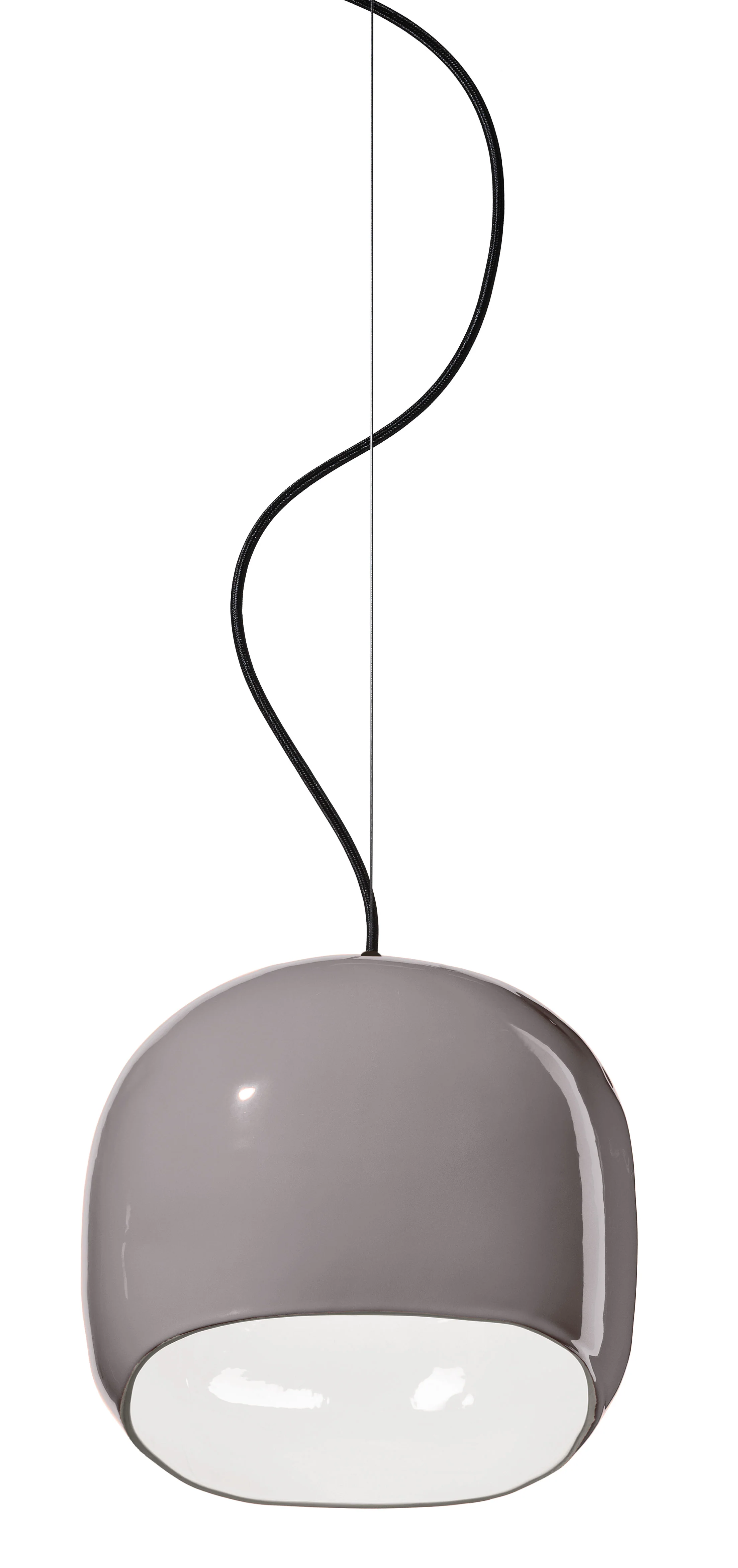 Lampa wisząca ceramiczna AYRTON szary - Image 3