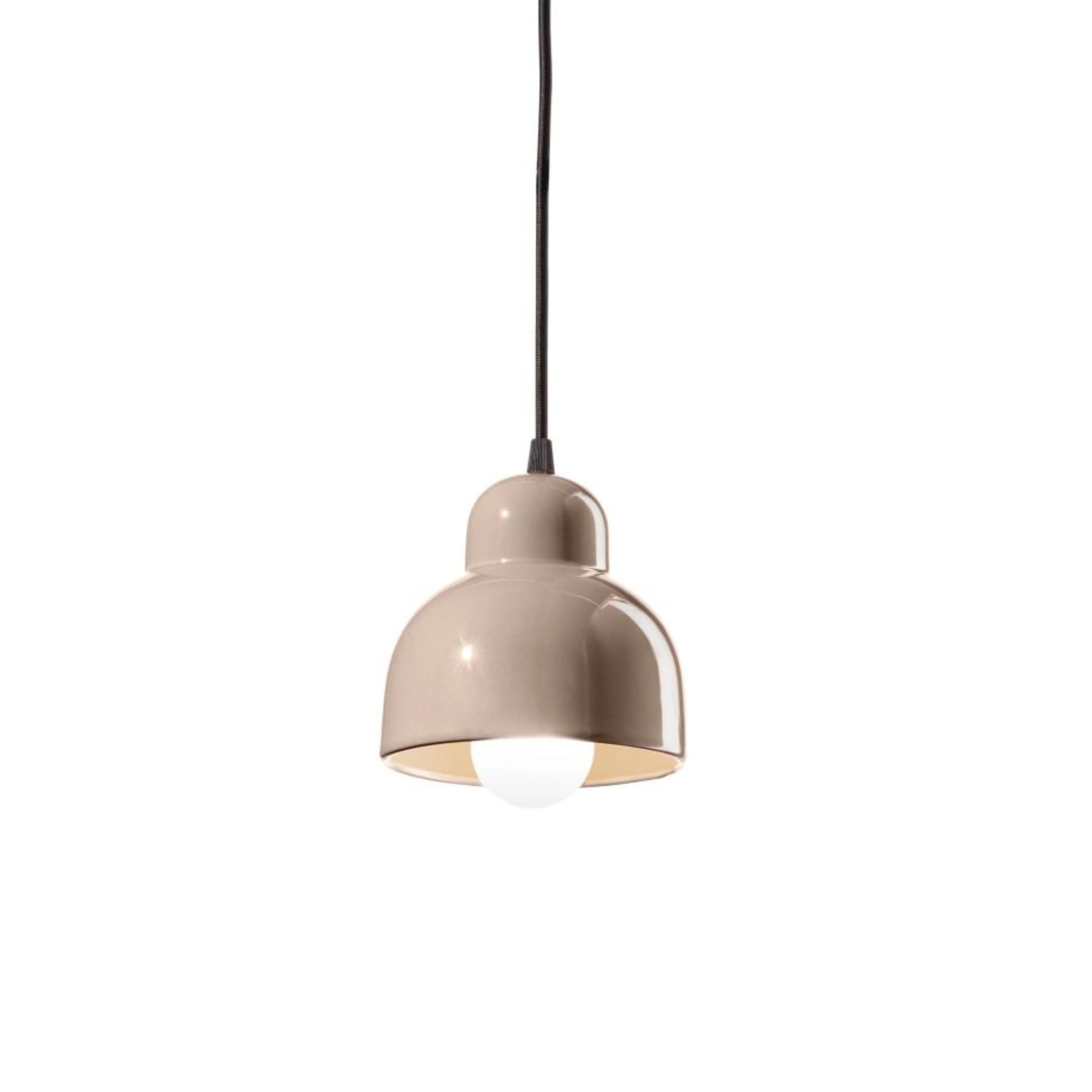 Lampa wisząca ceramiczna BERIMBAU beżowy