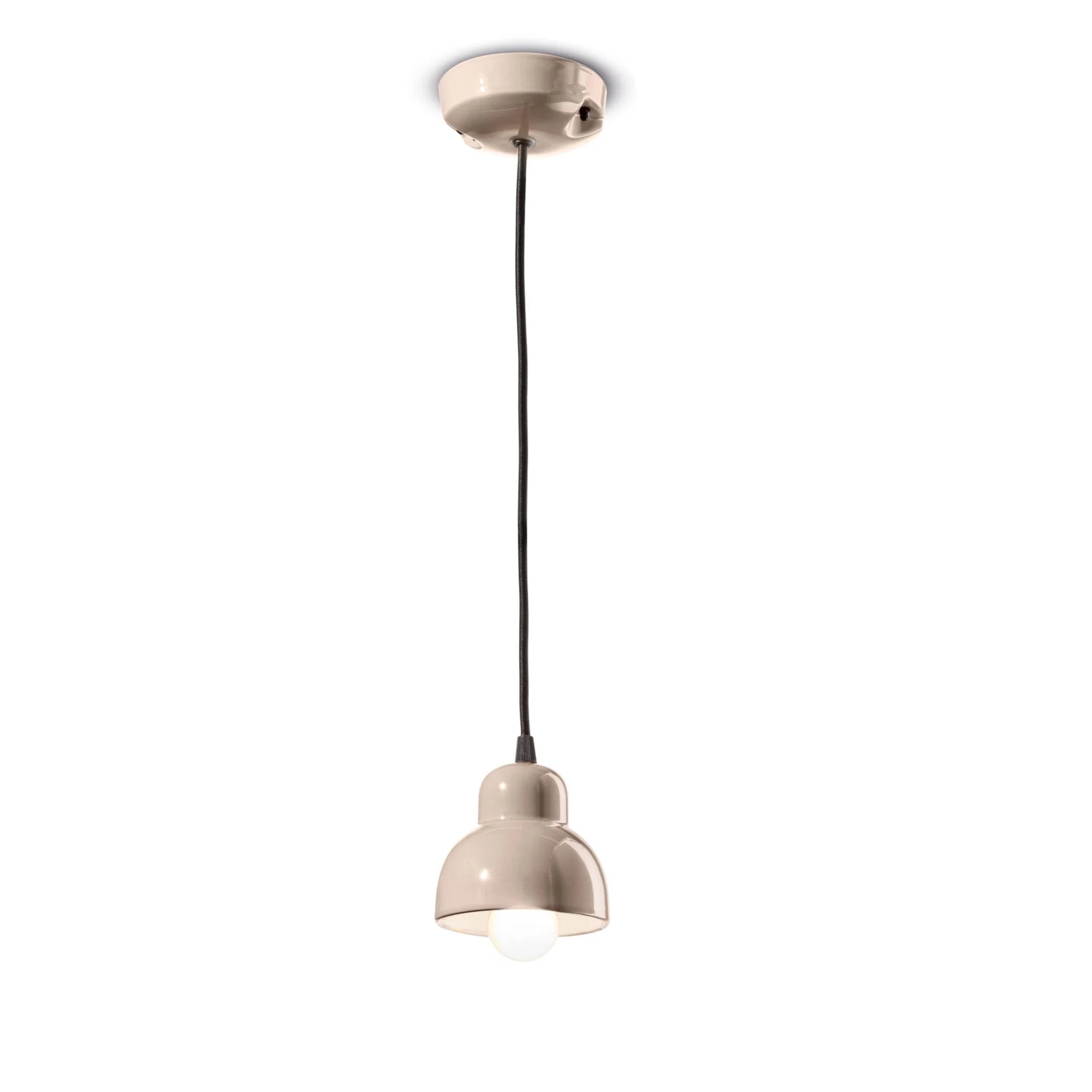 Lampa wisząca ceramiczna BERIMBAU beżowy - Image 3