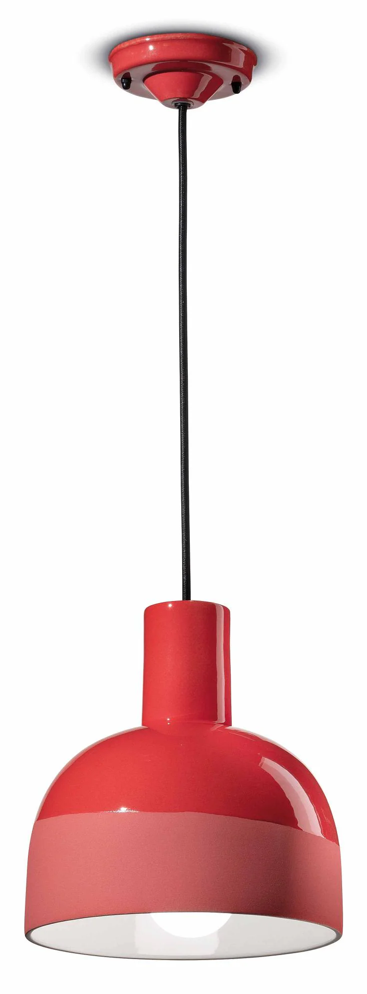 Lampa wisząca ceramiczna CAXIXI czerwony - Image 3