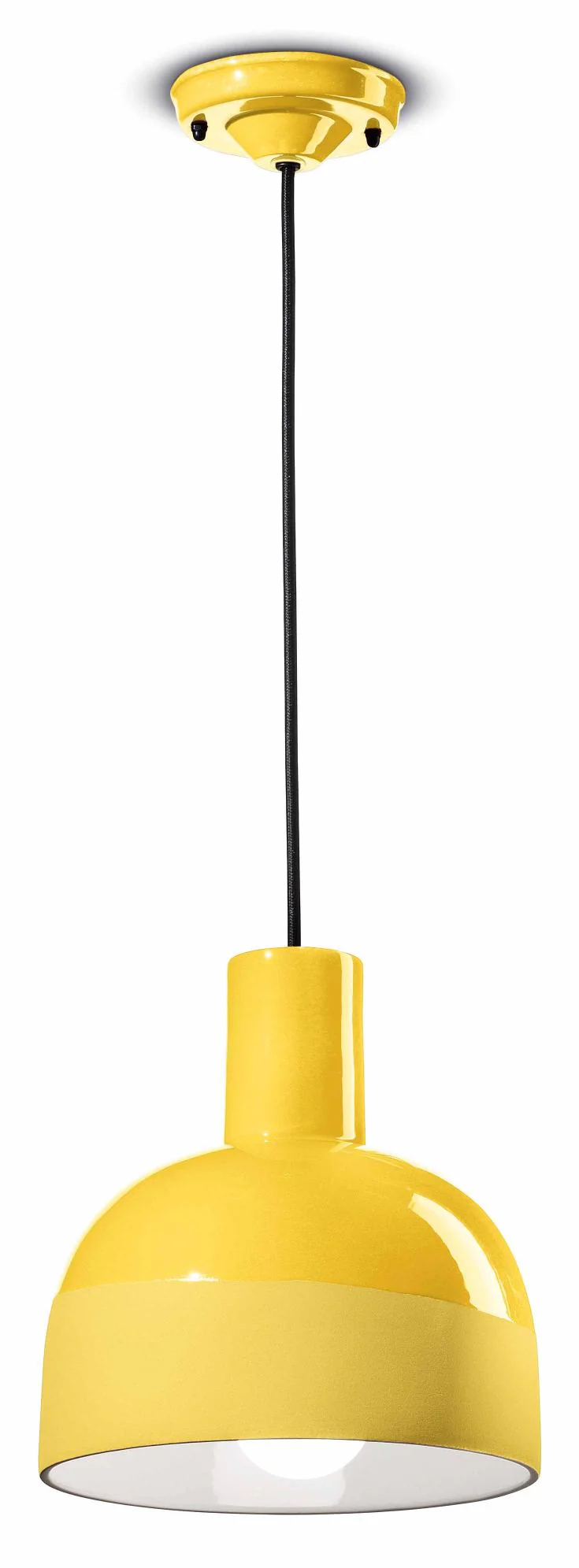 Lampa wisząca ceramiczna CAXIXI żółty - Image 3