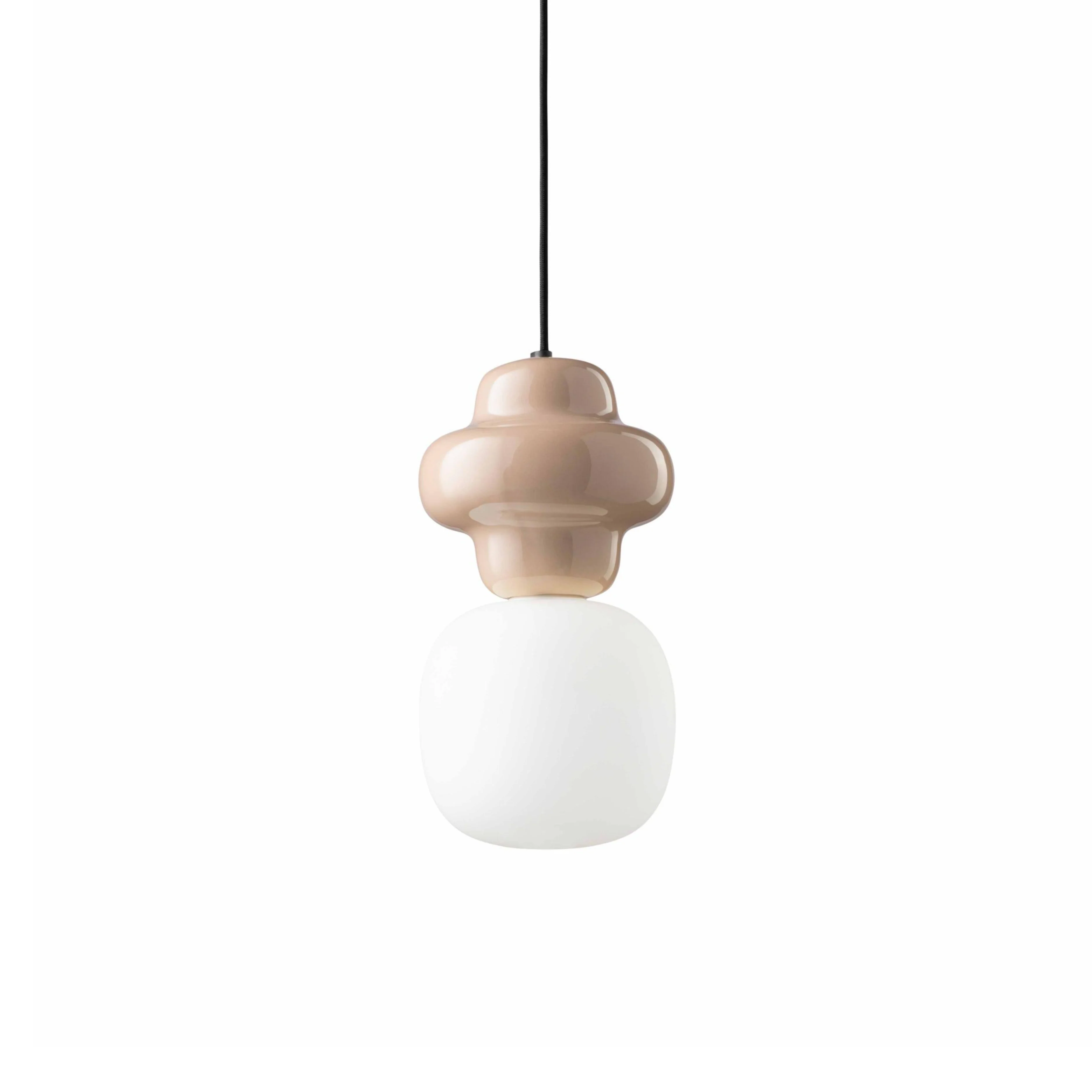 Lampa wisząca ceramiczna COPACABANA beżowy