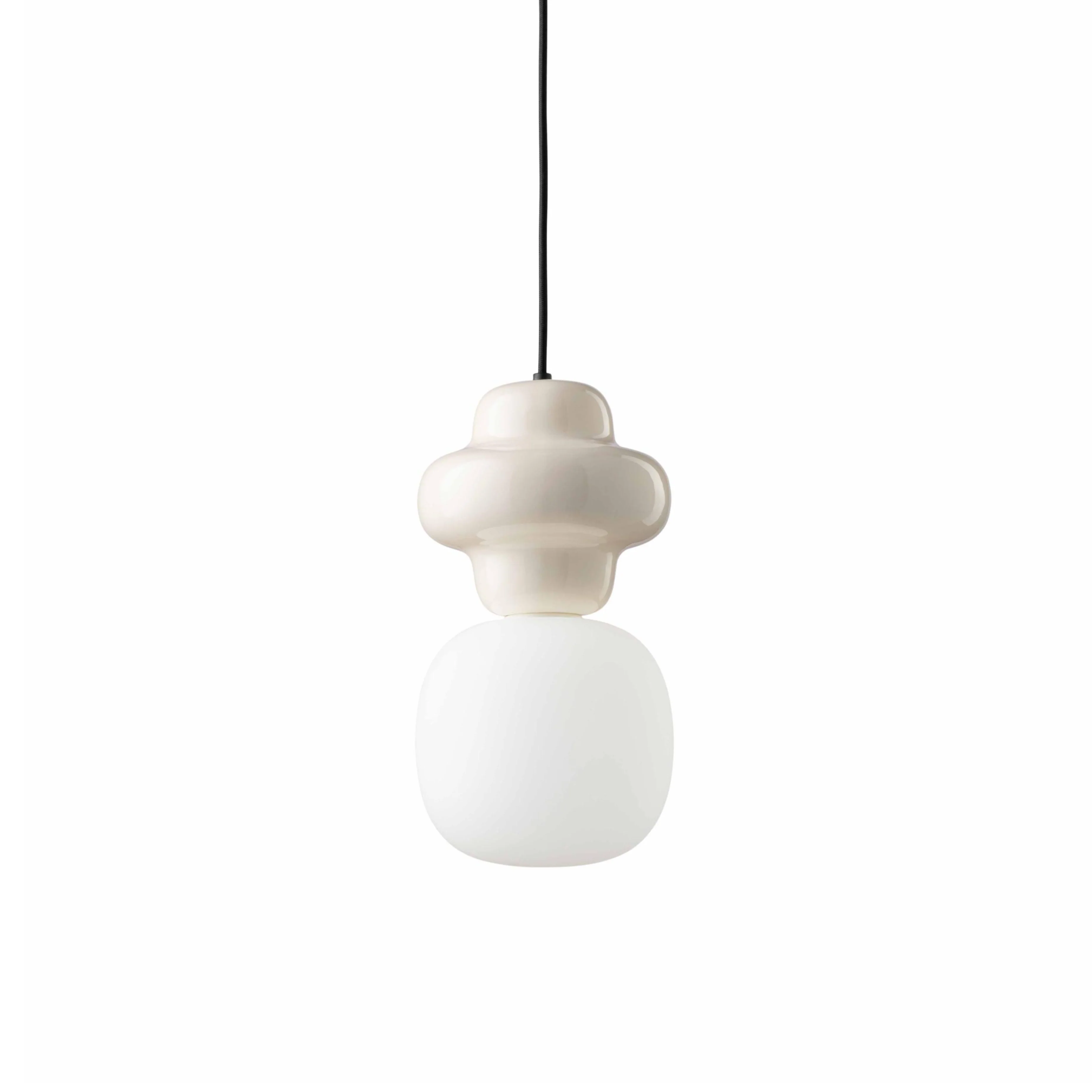 Lampa wisząca ceramiczna COPACABANA kremowy
