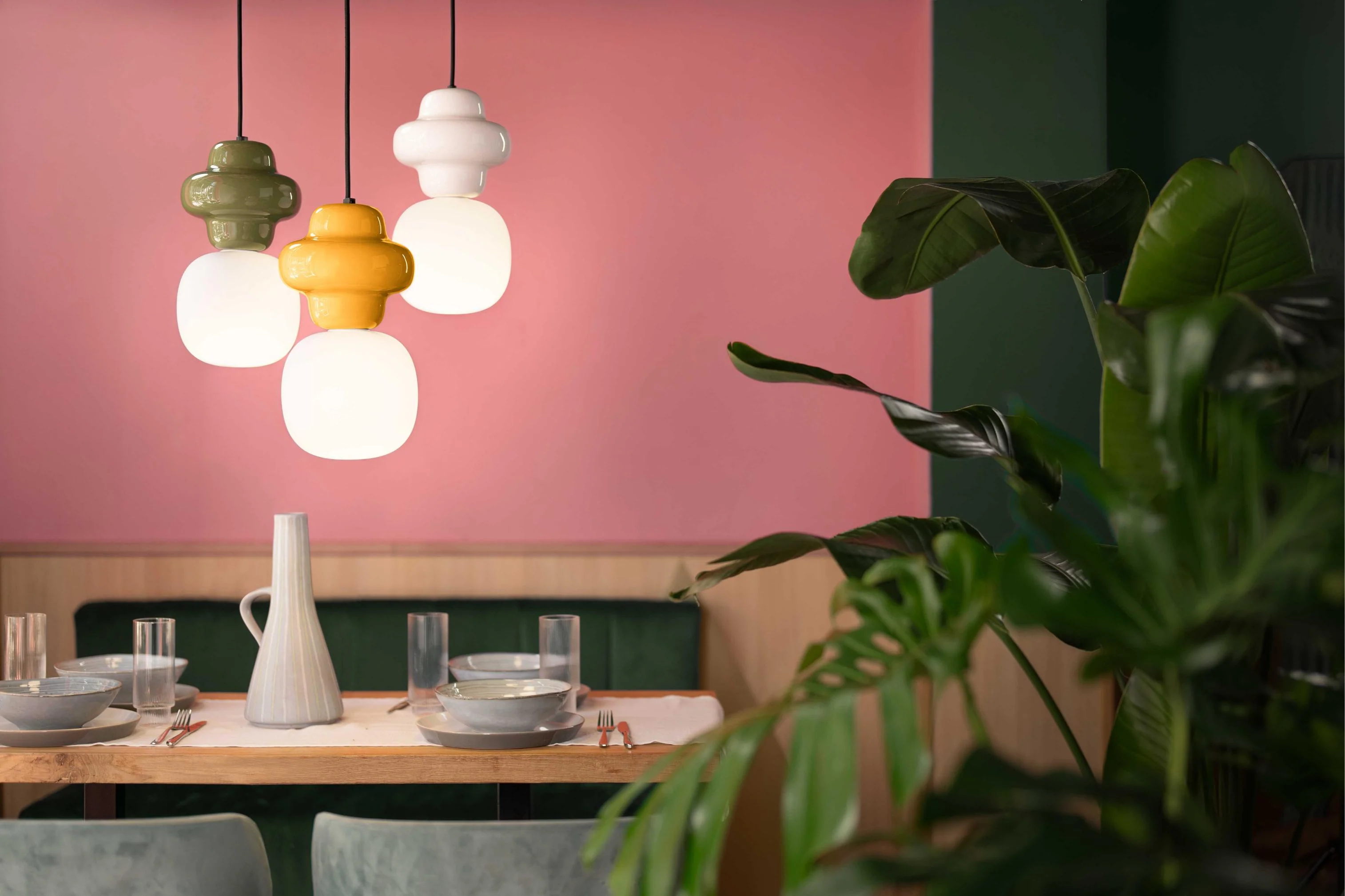 Lampa wisząca ceramiczna COPACABANA mokka - Image 4