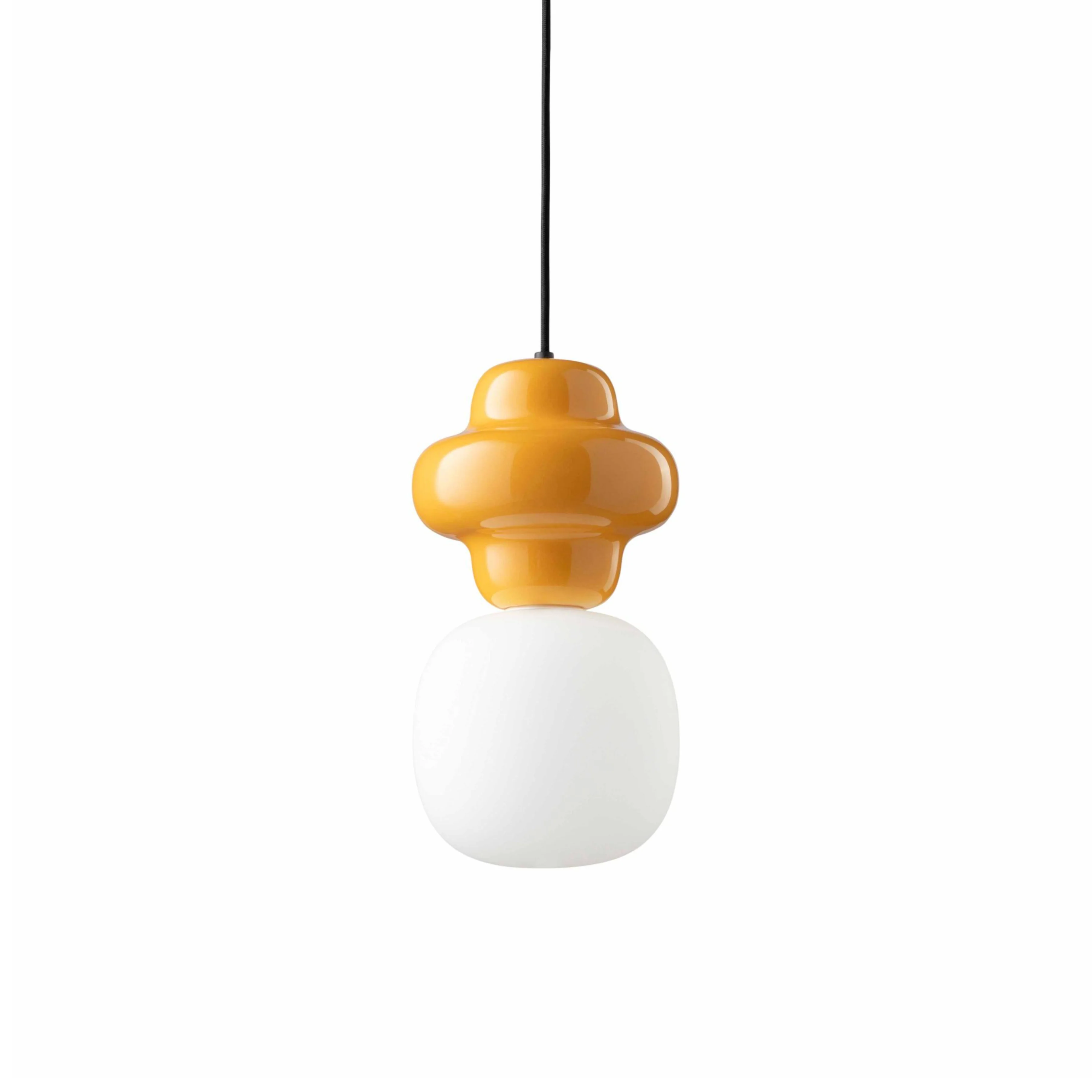Lampa wisząca ceramiczna COPACABANA żółty