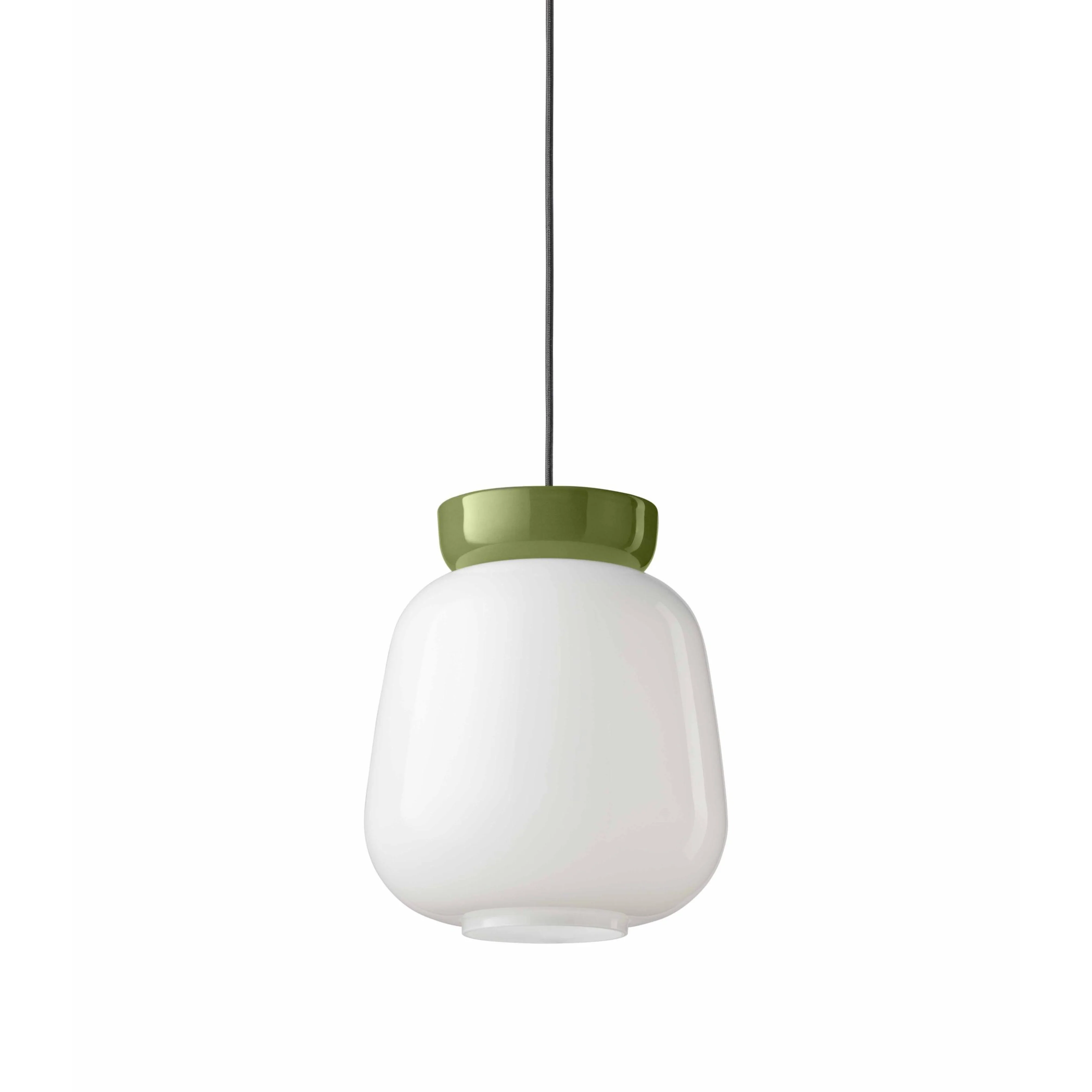 Lampa wisząca ceramiczna CORCOVADO mleczny z szałwiowym