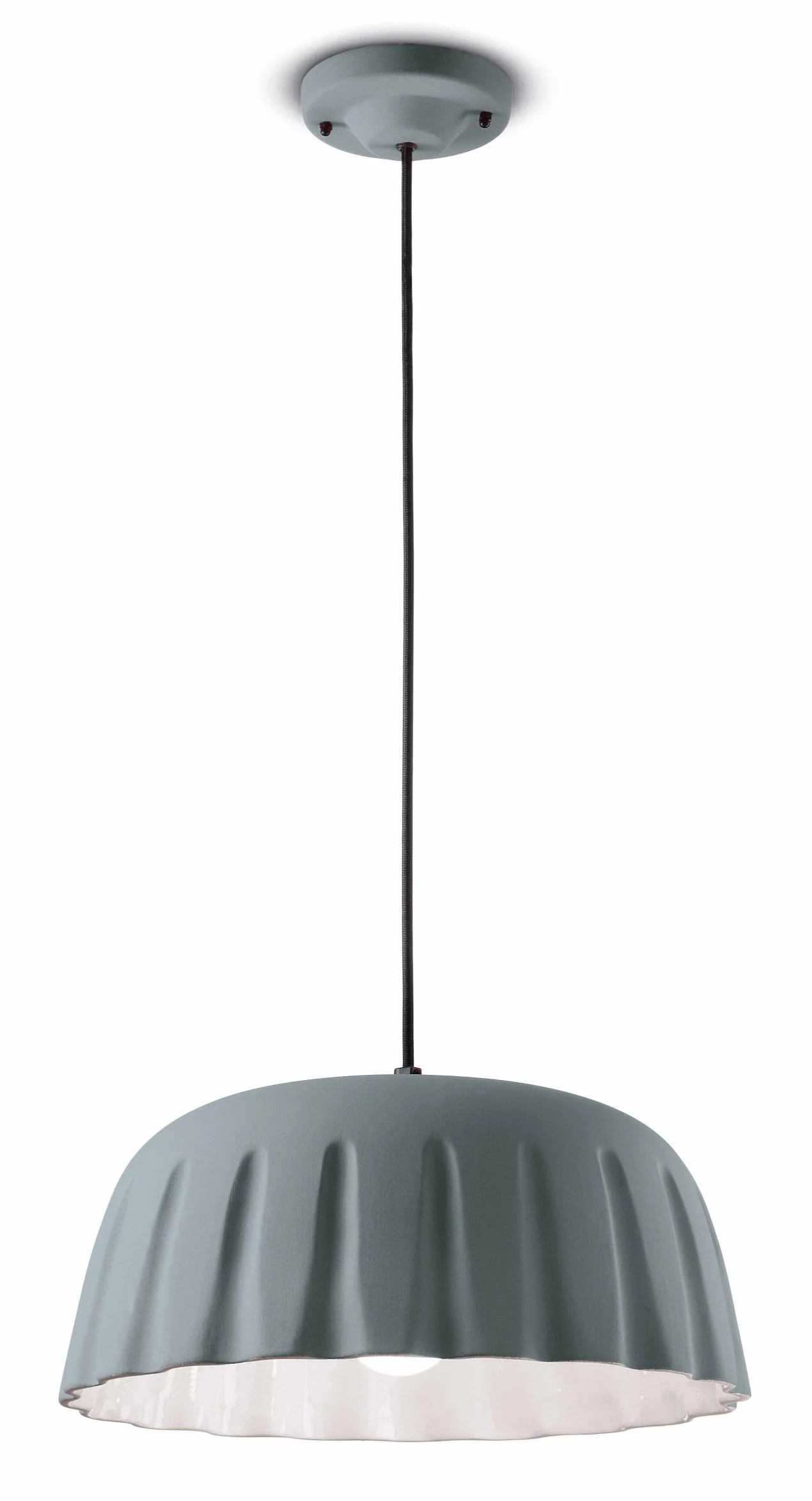 Lampa wisząca ceramiczna MADAME GRES szary - Image 3