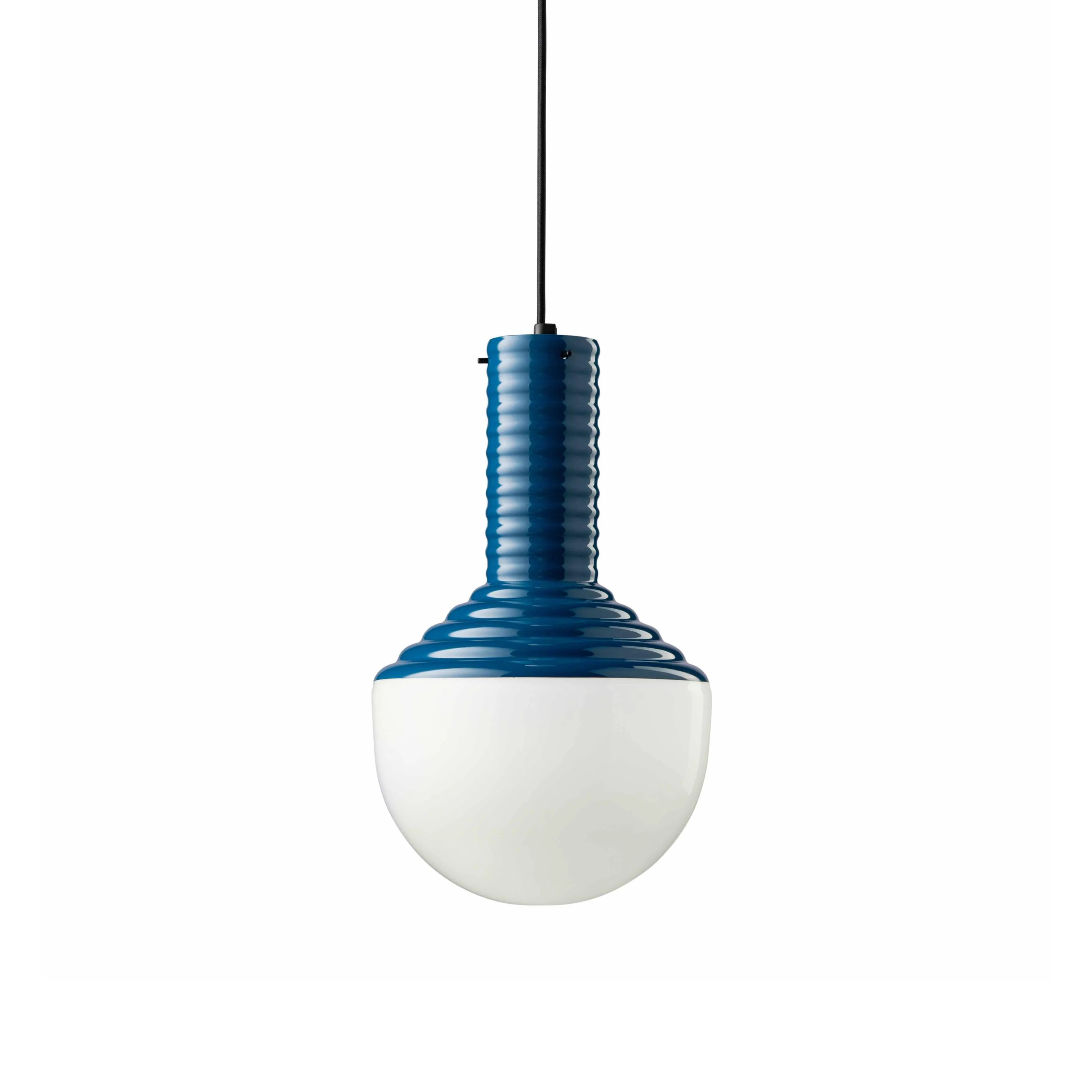 Lampa wisząca ceramiczna SELARÒN niebieski