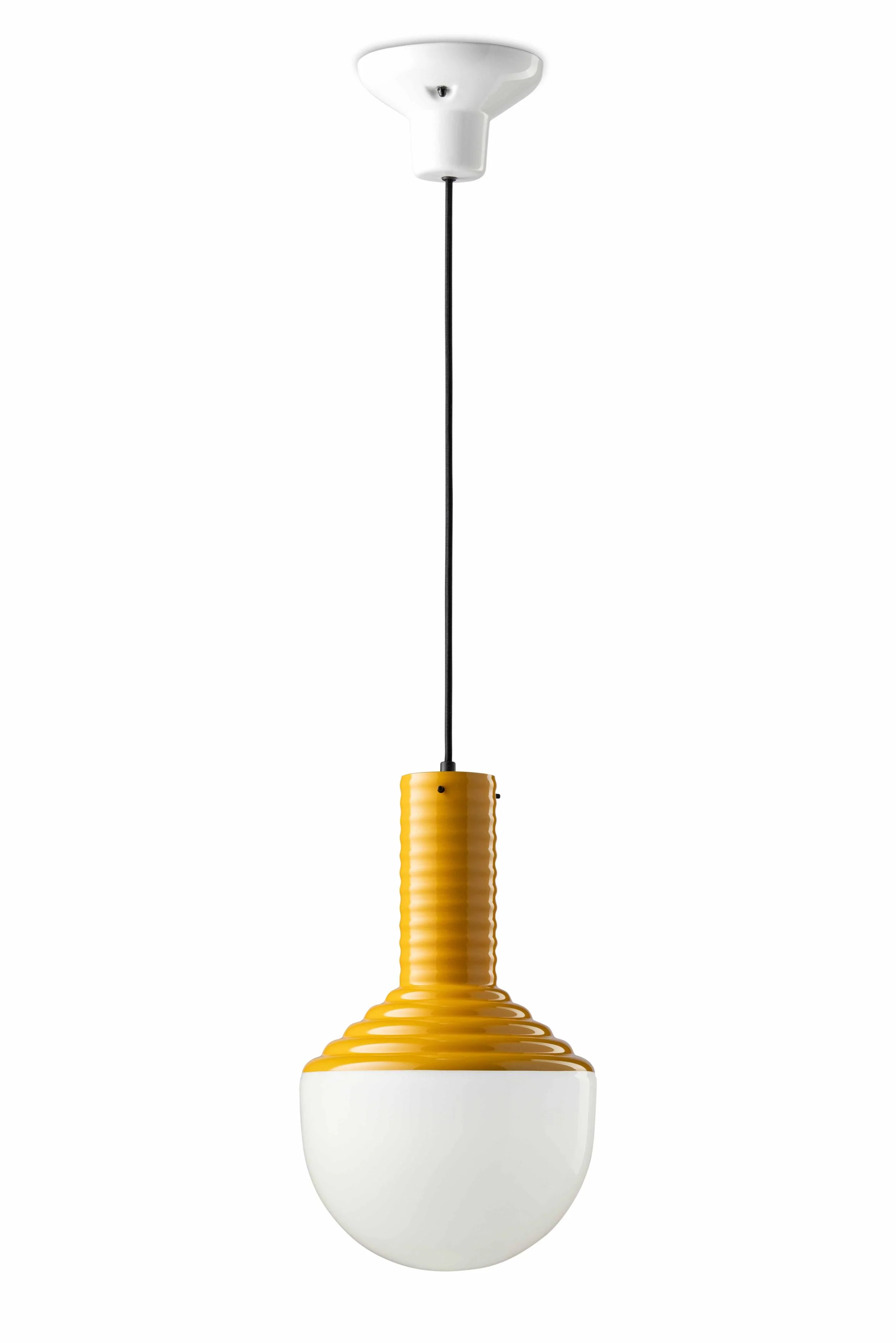 Lampa wisząca ceramiczna SELARÒN żółty - Image 3