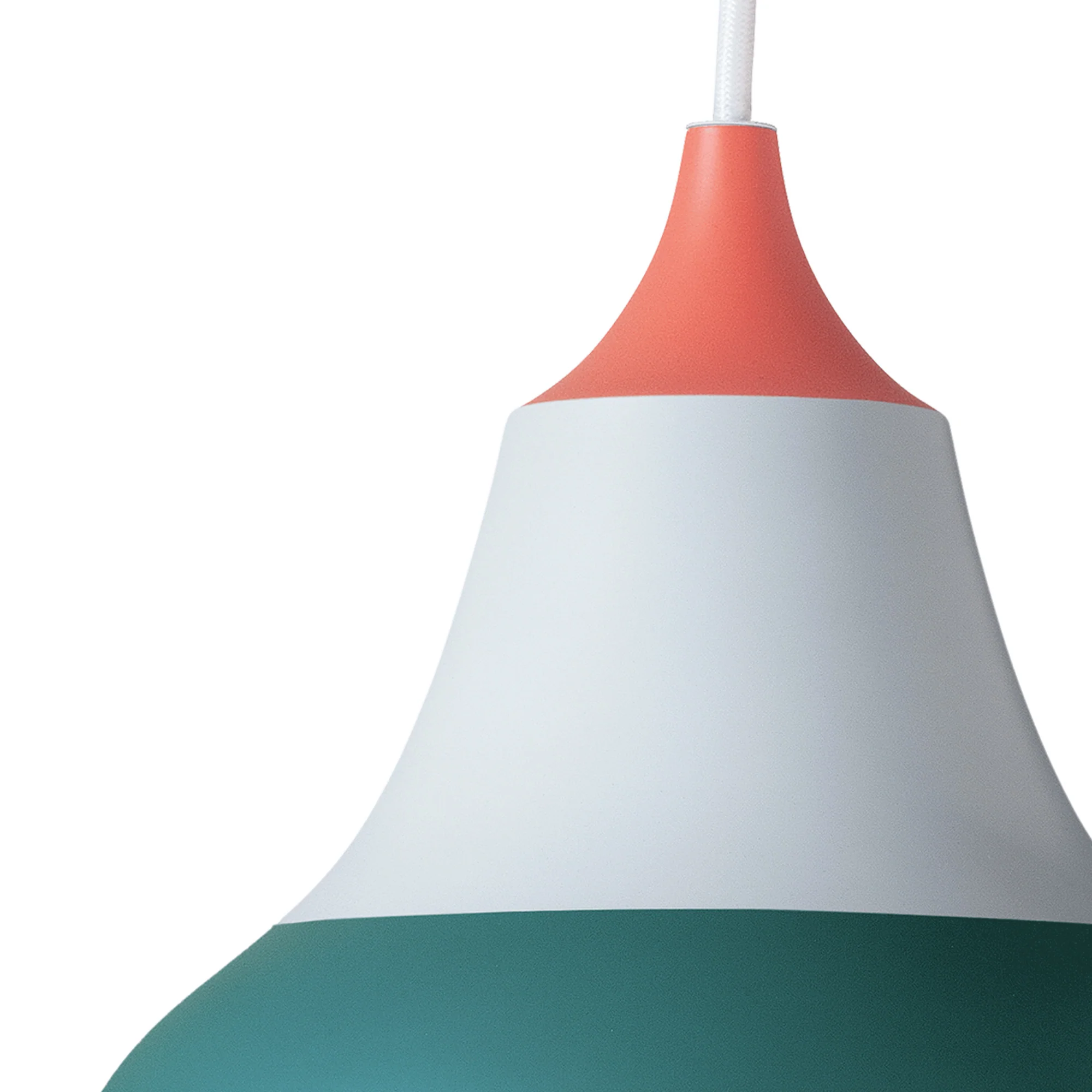 Lampa wisząca CIRQUE żółto-zielono-niebieski z czerwoną końcówką - Image 7