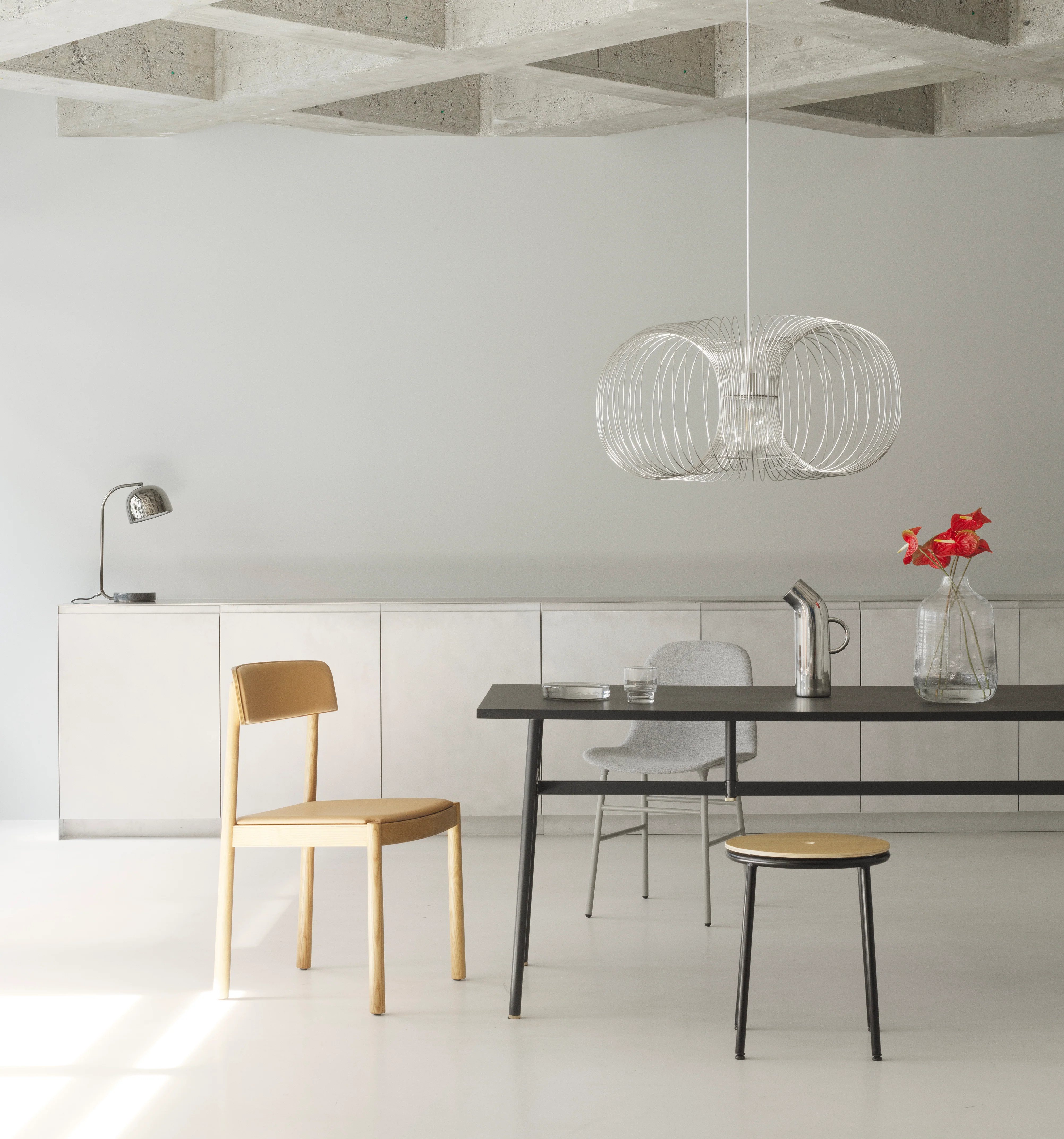 Lampa wisząca COIL stal nierdzewna - Image 11