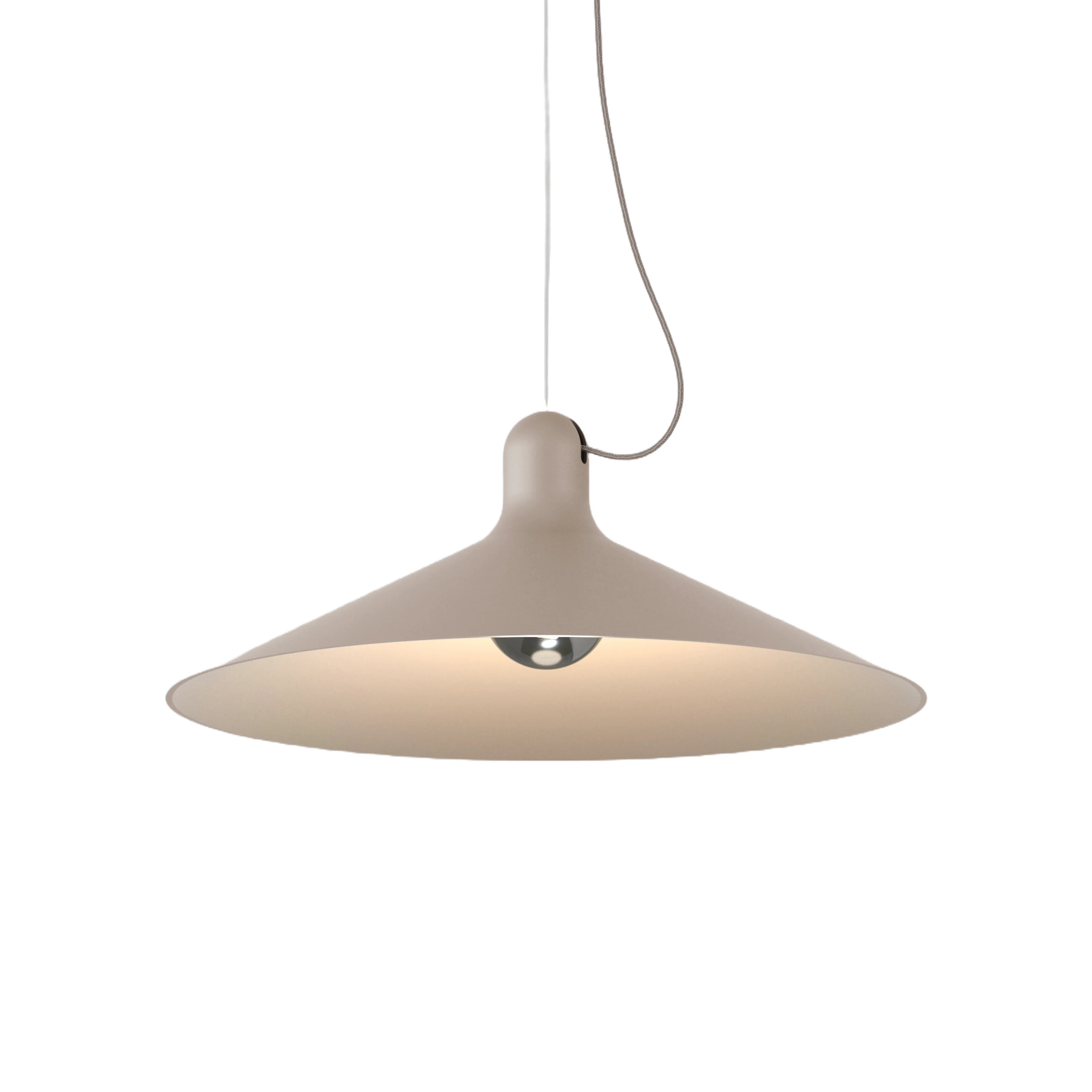 Lampa wisząca CONA beżowy taupe