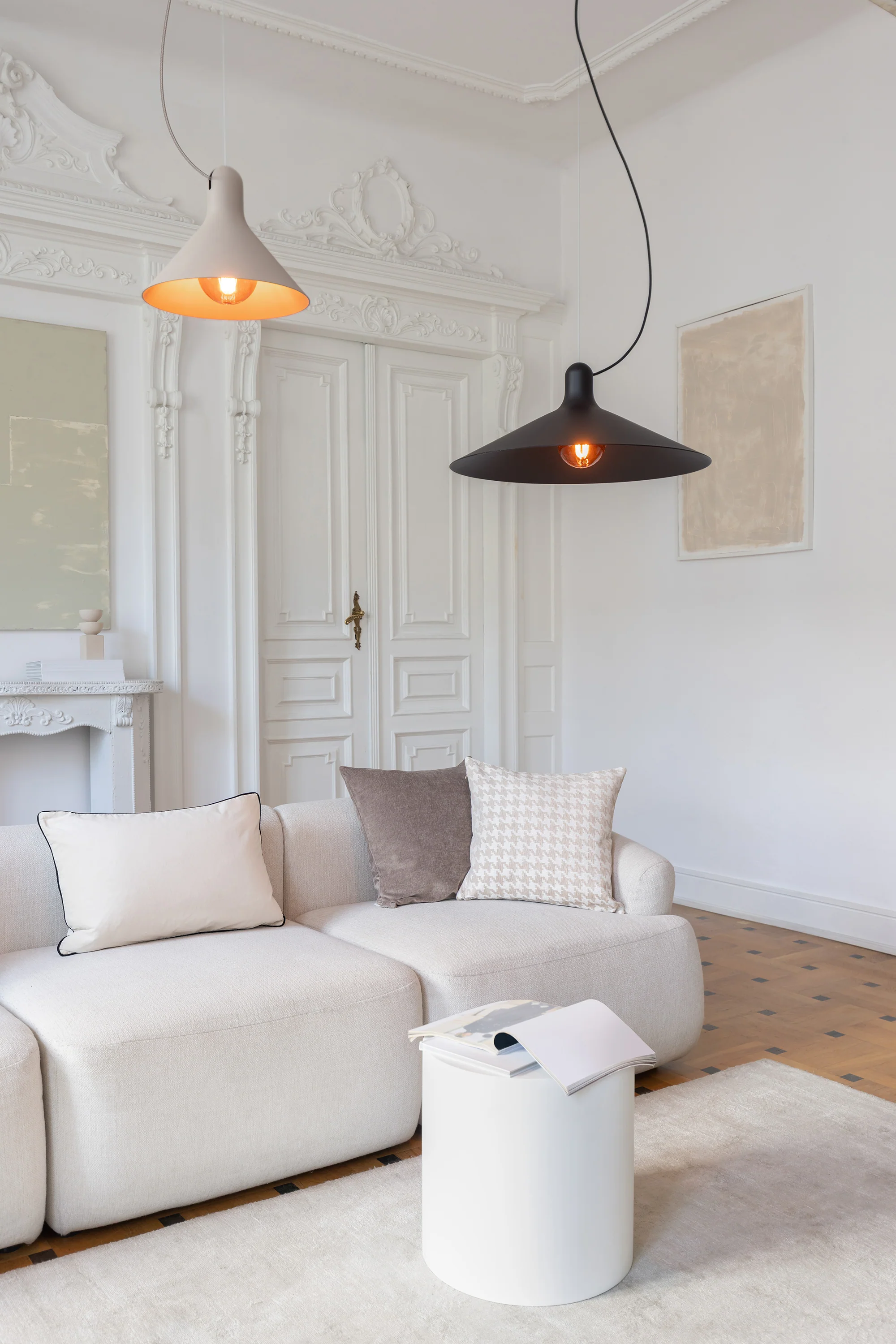 Lampa wisząca CONA beżowy taupe - Image 4