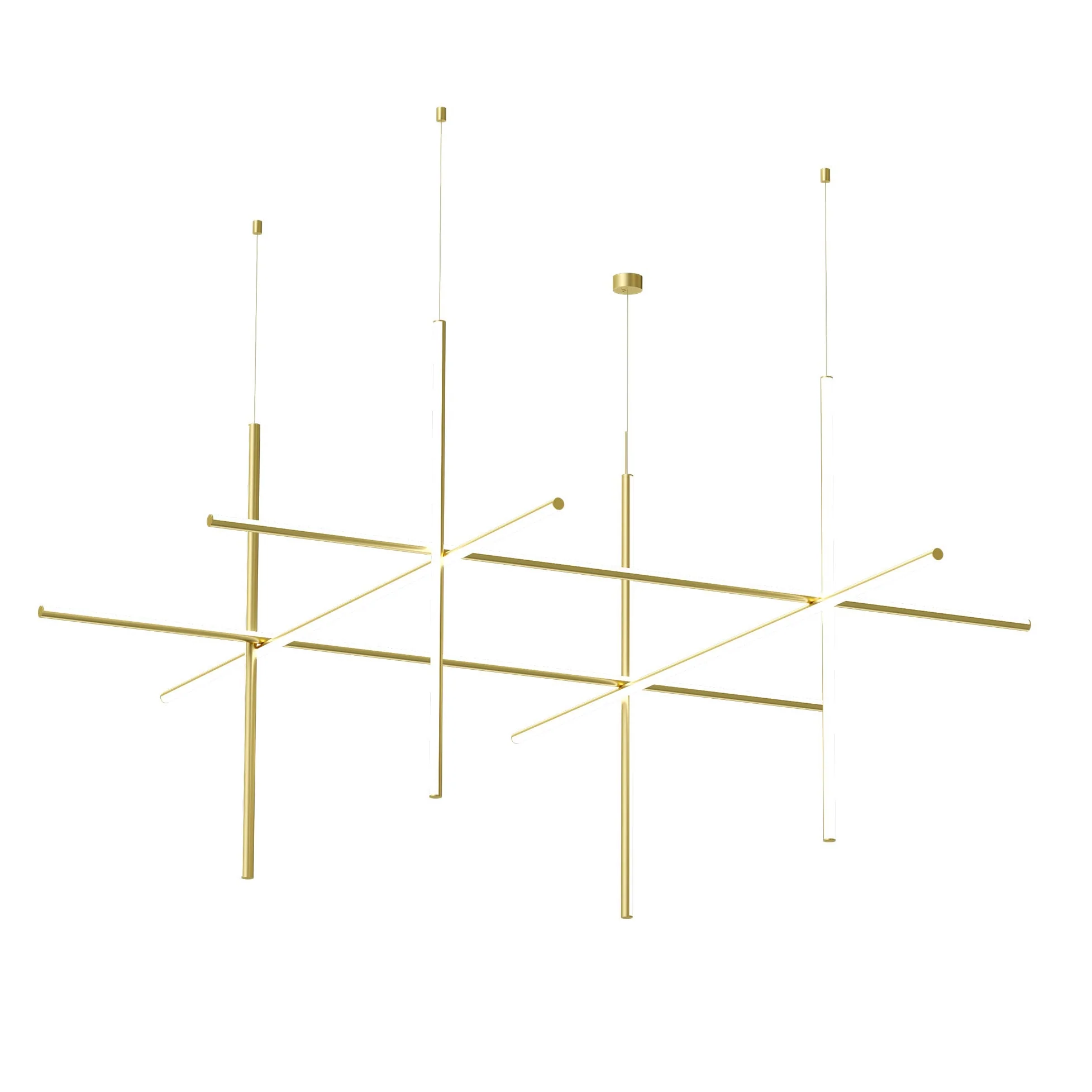 Lampa wisząca COORDINATES 4 CL III szampański
