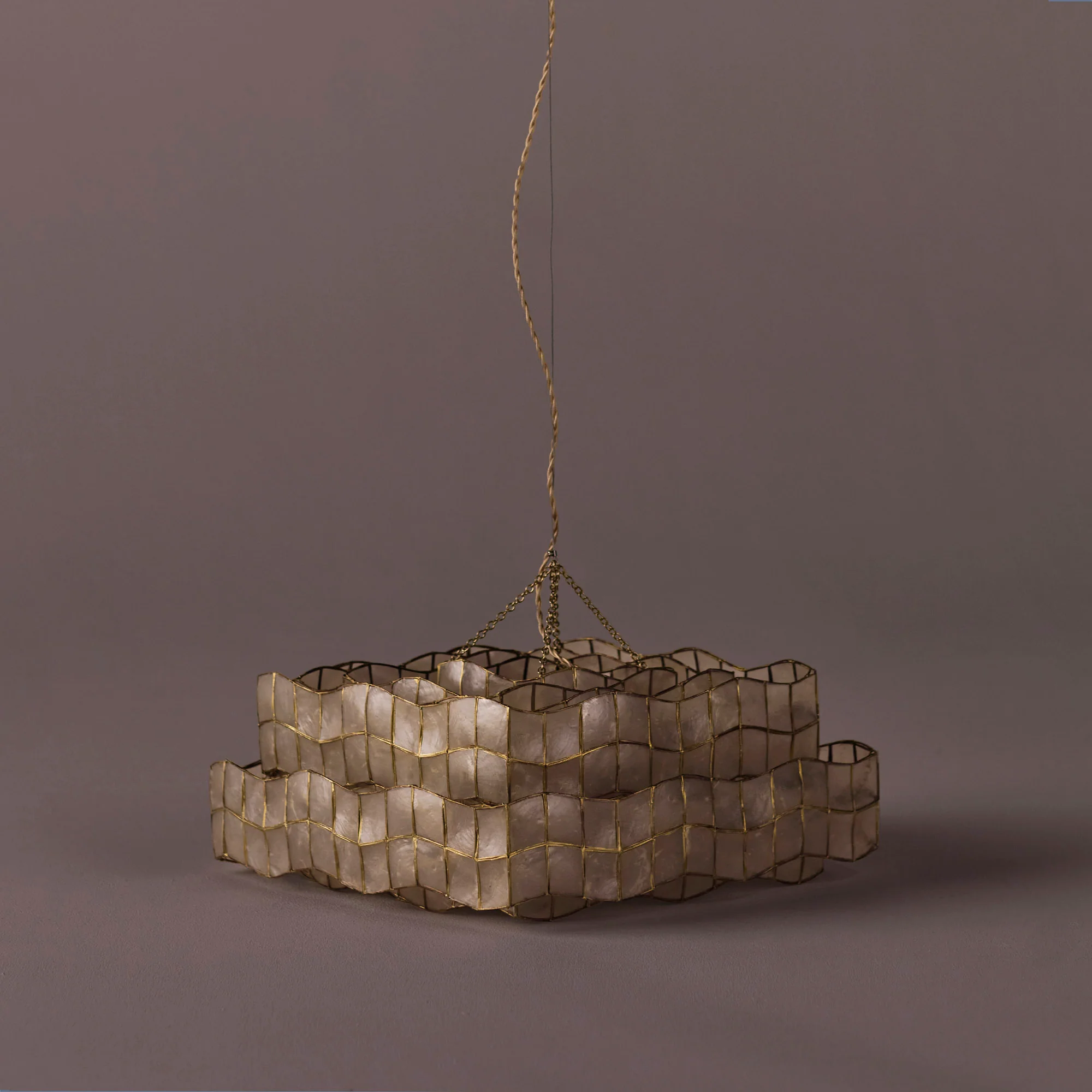 Lampa wisząca CORNELIA muszle Capiz - Image 6