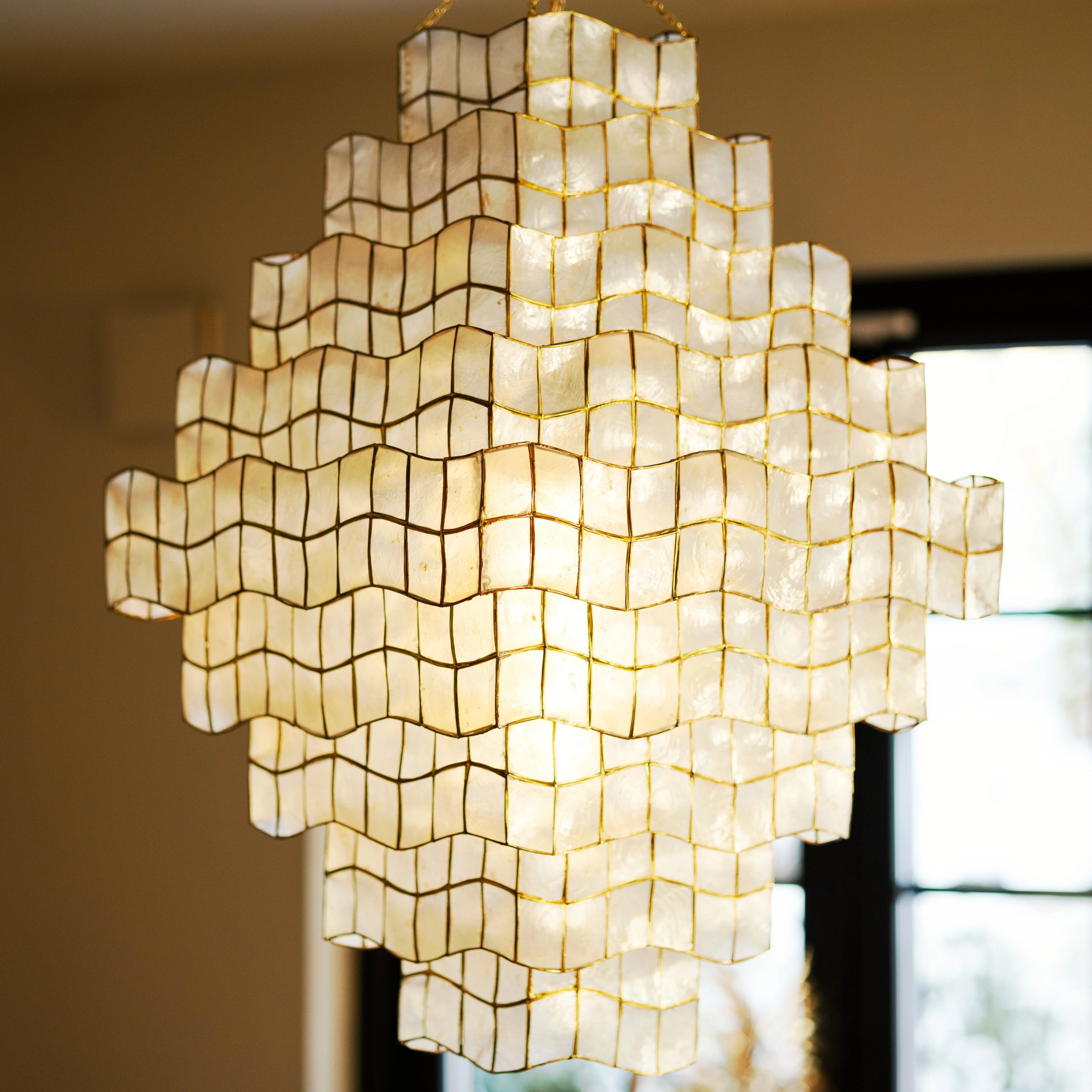 Lampa wisząca CORNELIA muszle Capiz - Image 8