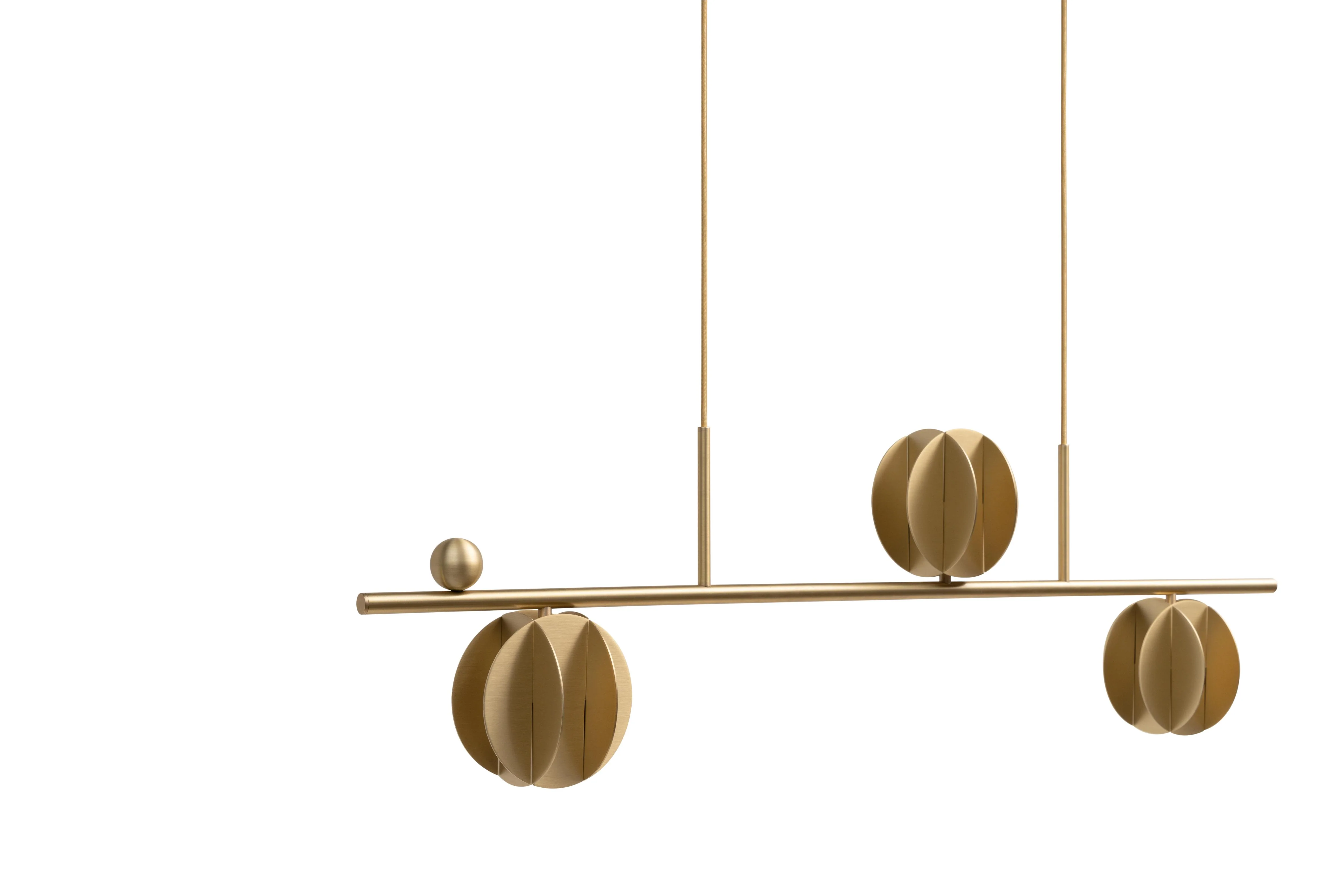 Lampa wisząca EL HORIZONTAL mosiądz - Image 3