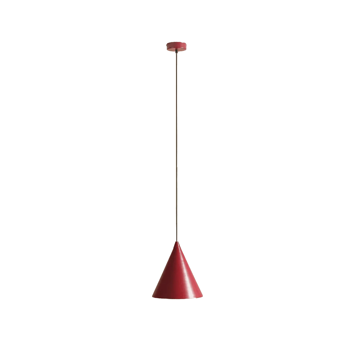 Lampa wisząca FORM czerwony