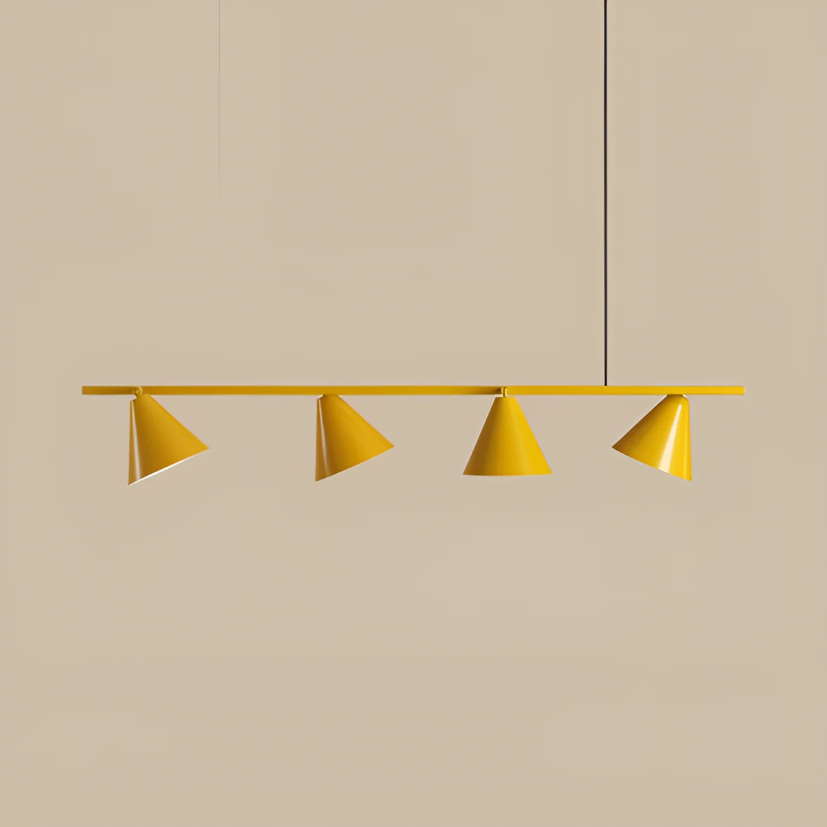 Lampa wisząca FORM QUATRO musztardowy - Image 6
