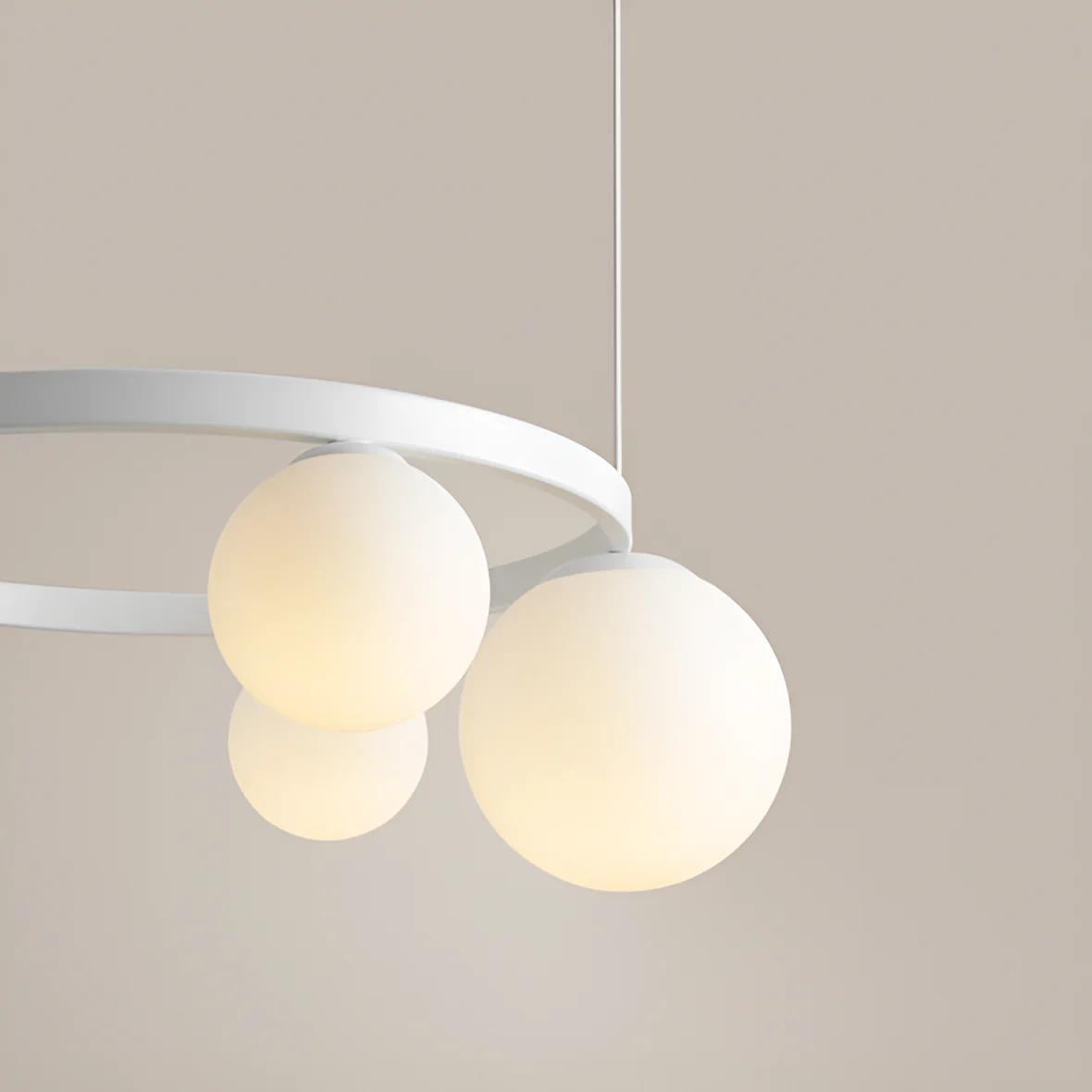 Lampa wisząca GARDA QUATRO RING biały - Image 4