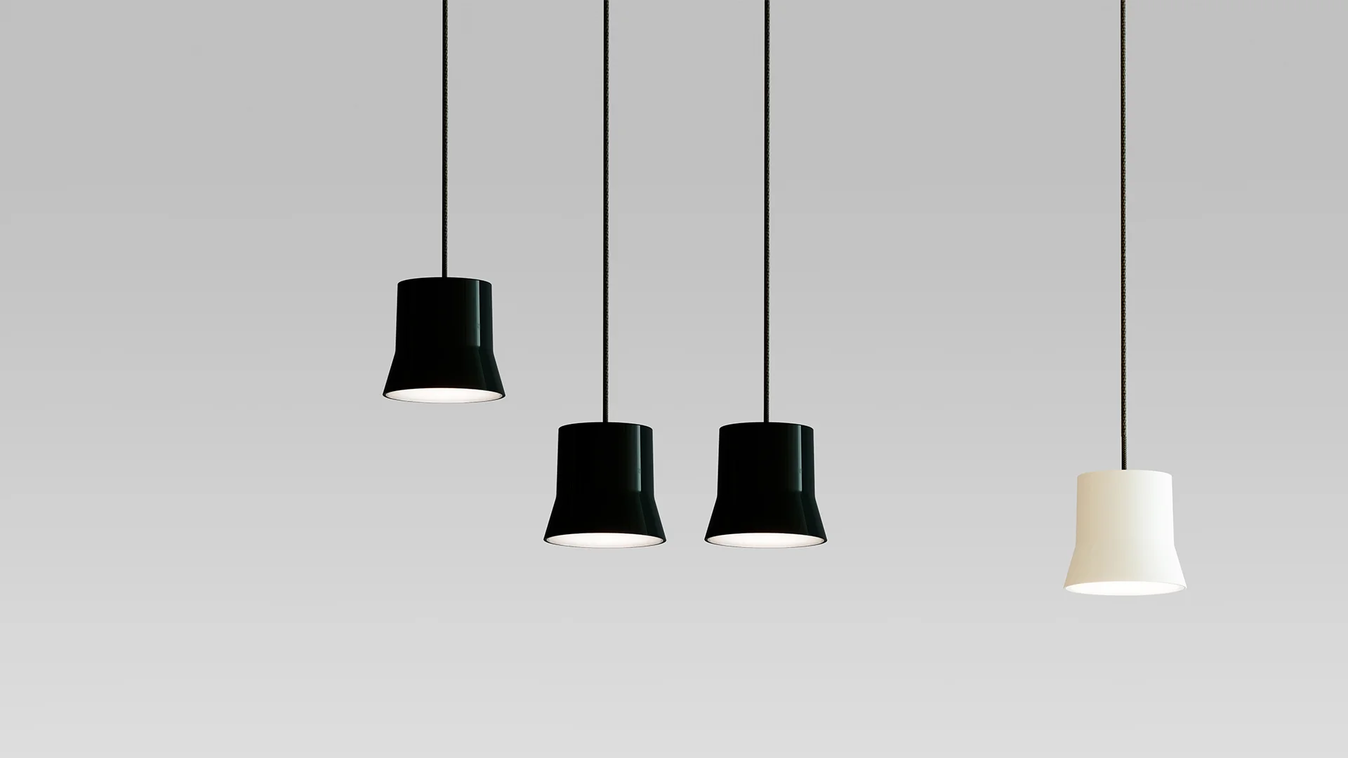 Lampa wisząca GIÒ LIGHT DECENTRATA czarny - Image 3
