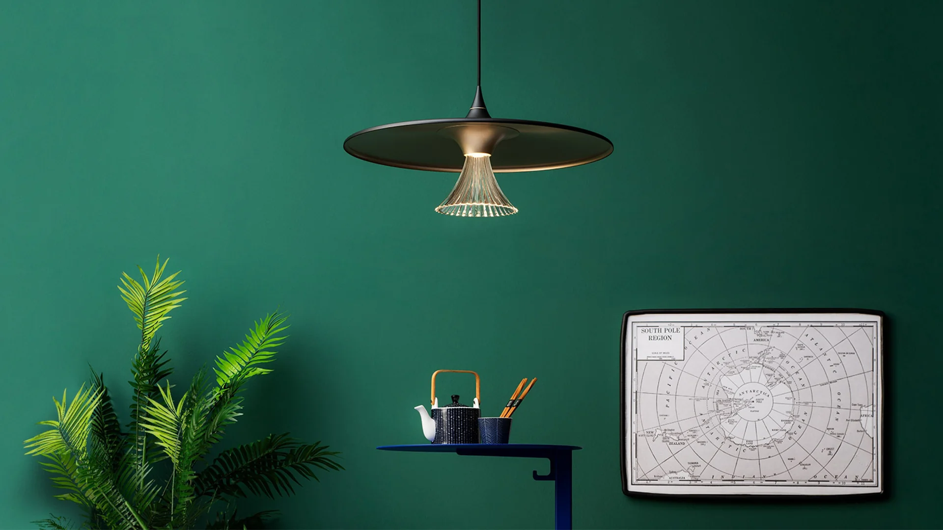 Lampa wisząca IPNO czarny ze złotym - Image 2