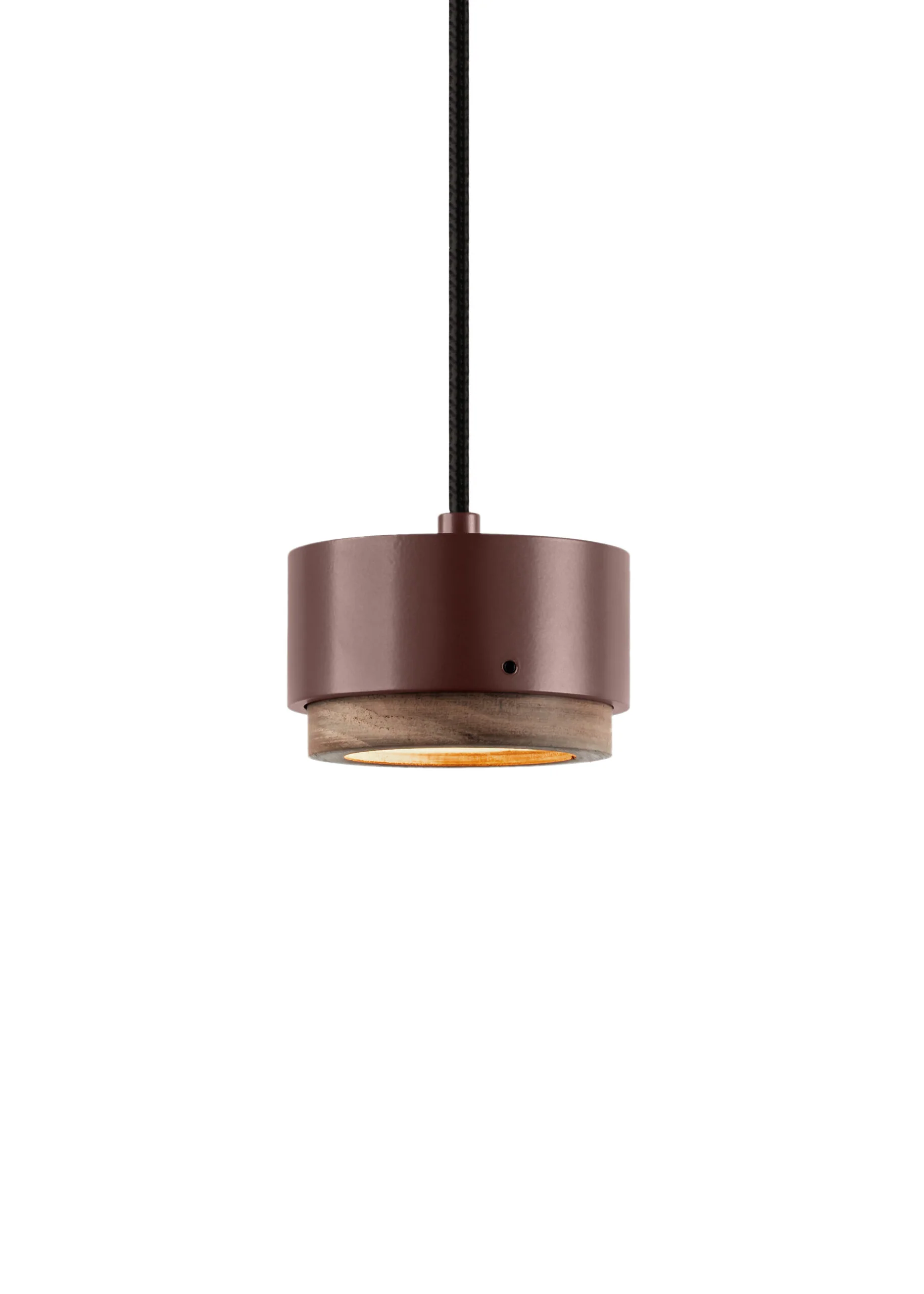 Lampa wisząca JUBI aluminium z drewnem orzechowym - Image 3