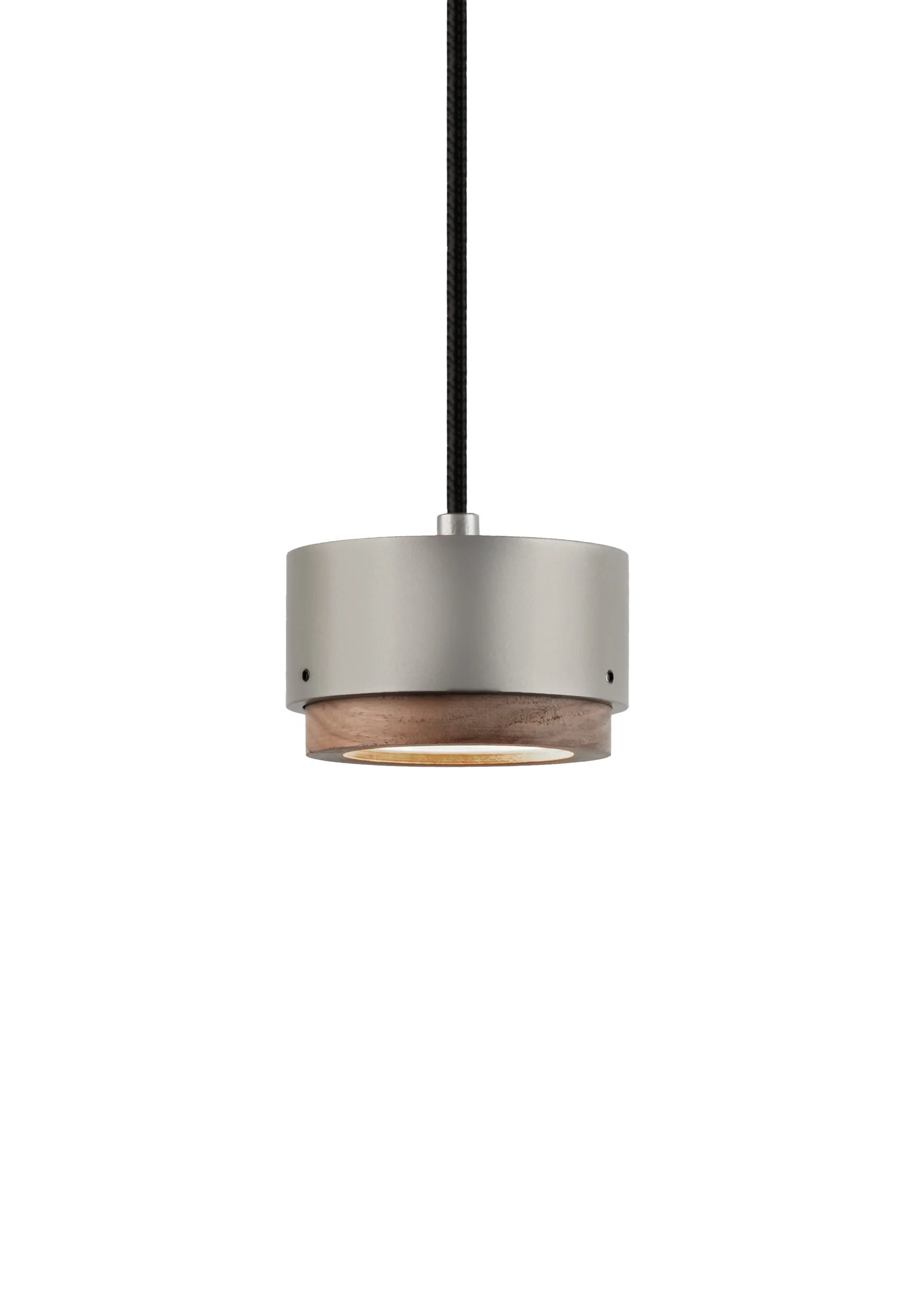 Lampa wisząca JUBI aluminium z drewnem orzechowym - Image 4