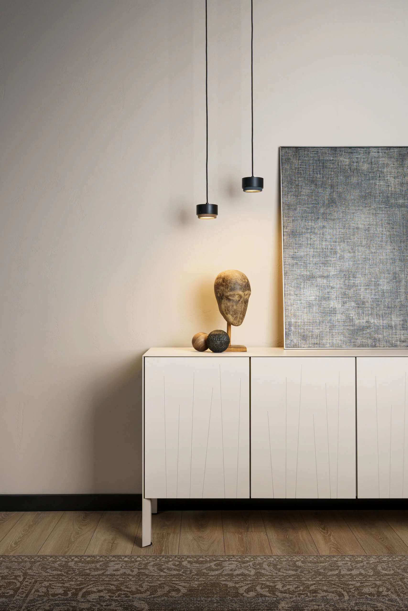 Lampa wisząca JUBI aluminium z drewnem orzechowym - Image 7