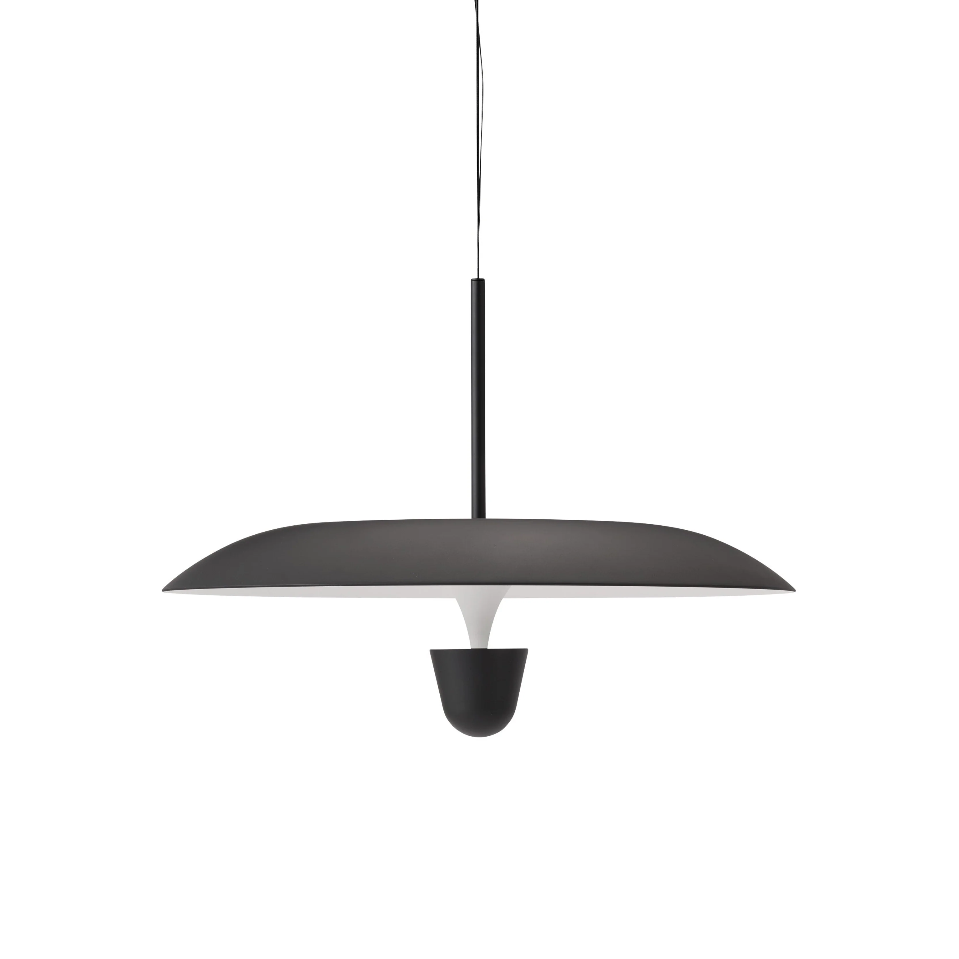 Lampa wisząca KANTARELL czarny z białym wykończeniem